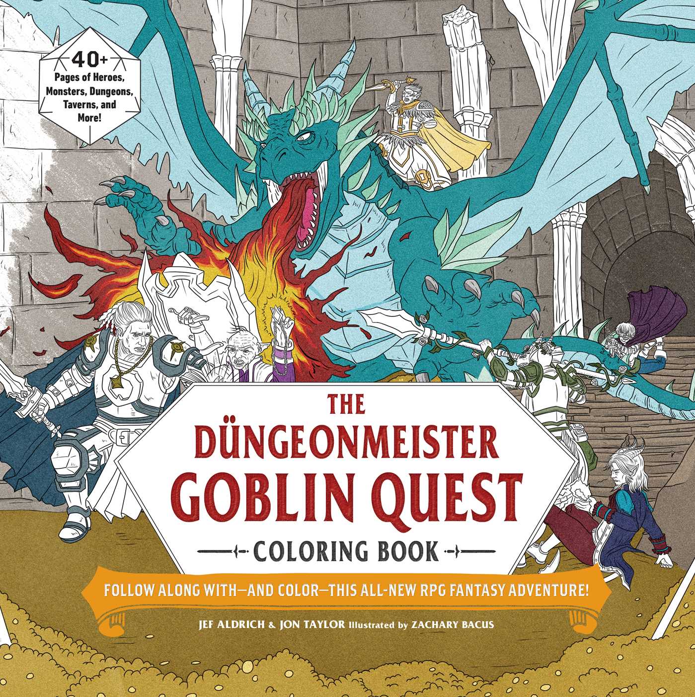 Düngeonmeister Goblin Quest Coloring Book: Follow Along with—and Color—This All-New RPG Fantasy Adventure!