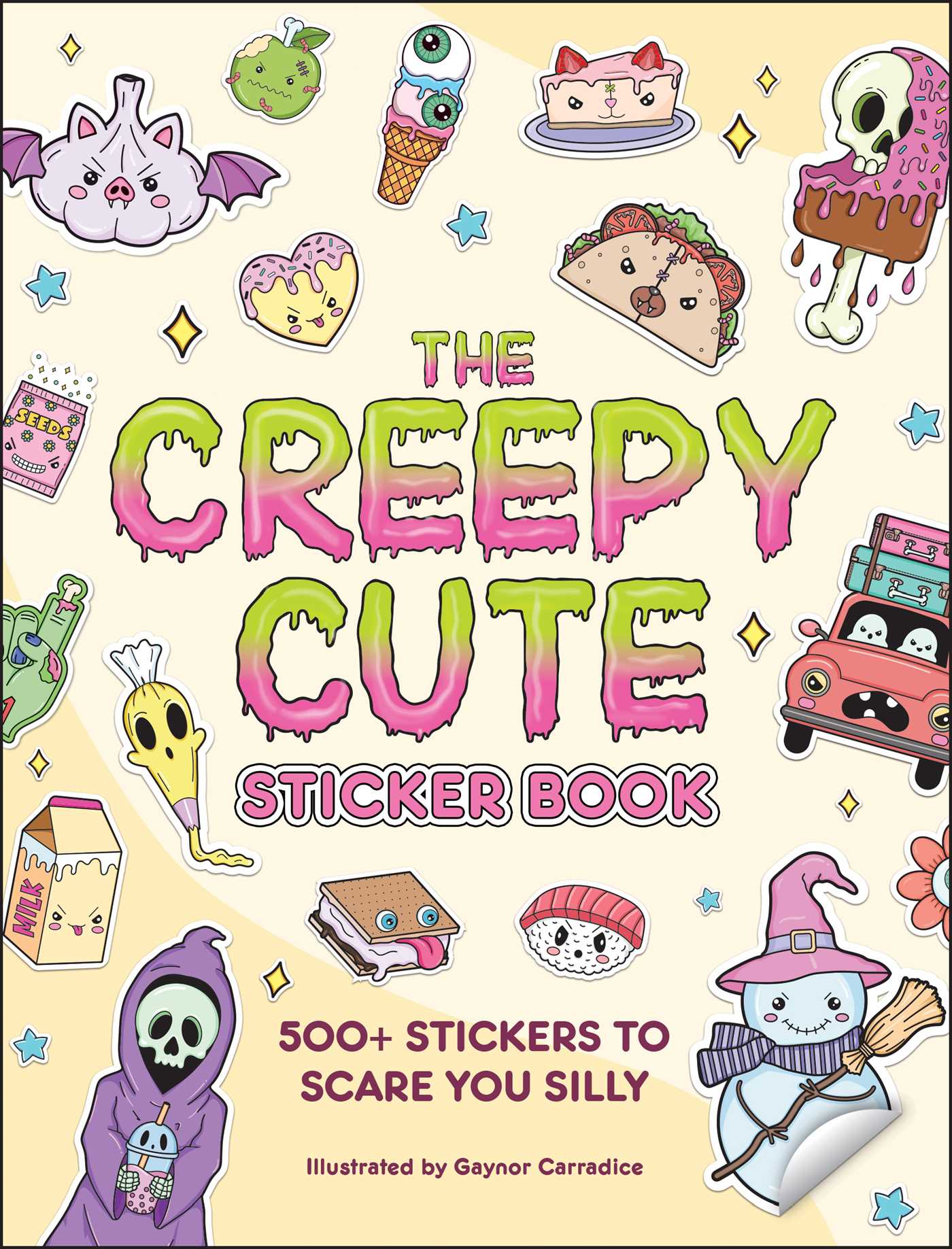 Creepy Cute Sticker Book: 500+ Stickers to Scare You Silly