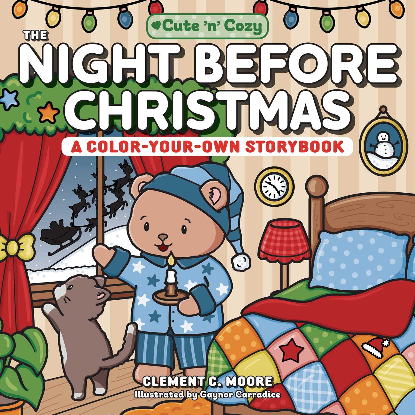 Night Before Christmas: A Color-Your-Own Storybook