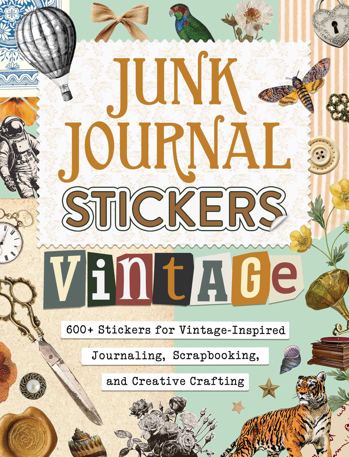 Junk Journal Stickers: Vintage