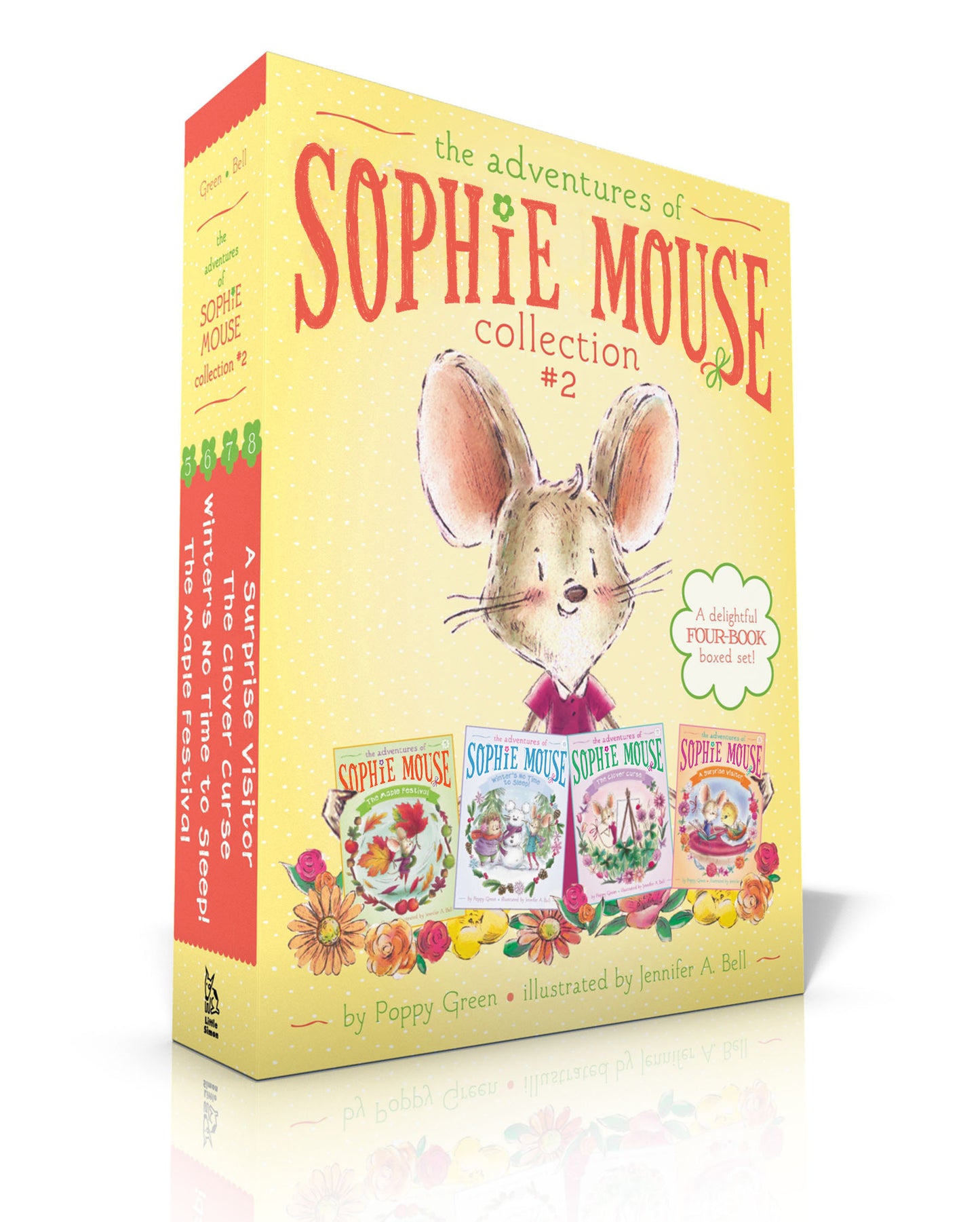 Adventures of Sophie Mouse Collection #2 (Boxed Set): The Maple Festival; Winter's No Time to Sleep!; The Clover Curse; A Surprise Visitor