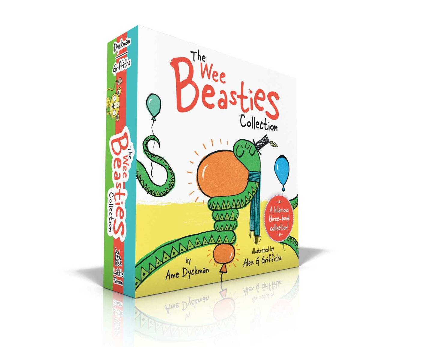 Wee Beasties Collection (Boxed Set): Huggy the Python Hugs Too Hard; Roary the Lion Roars Too Loud; Touchy the Octopus Touches Everything