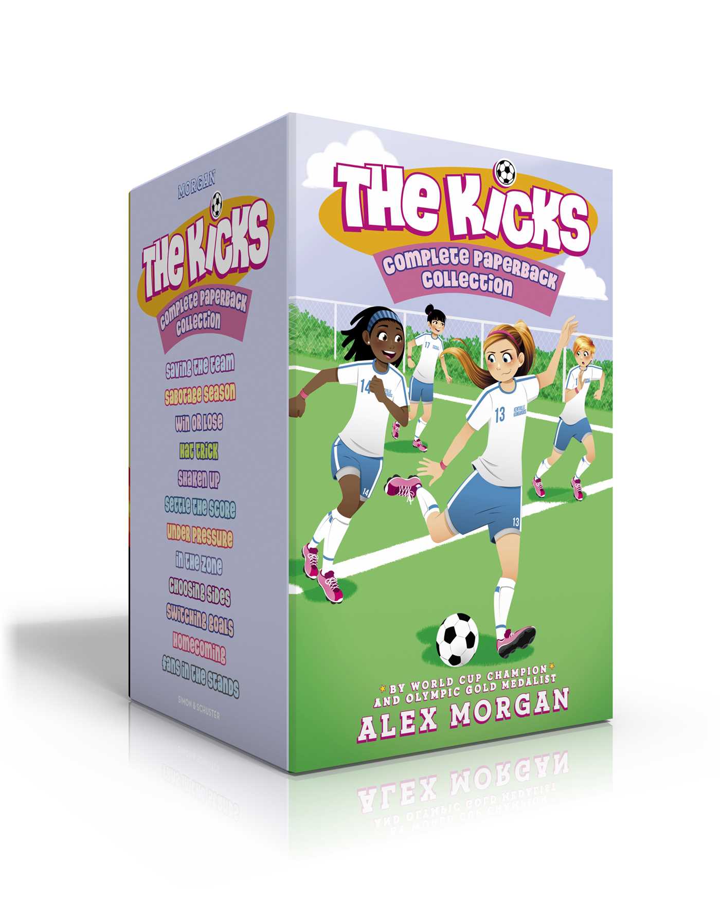 Kicks Complete Paperback Collection (Boxed Set): Saving the Team; Sabotage Season; Win or Lose; Hat Trick; Shaken Up; Settle the Score; Under Pressure; In the Zone; Choosing Sides; Switching Goals; Homecoming; Fans in the Stands