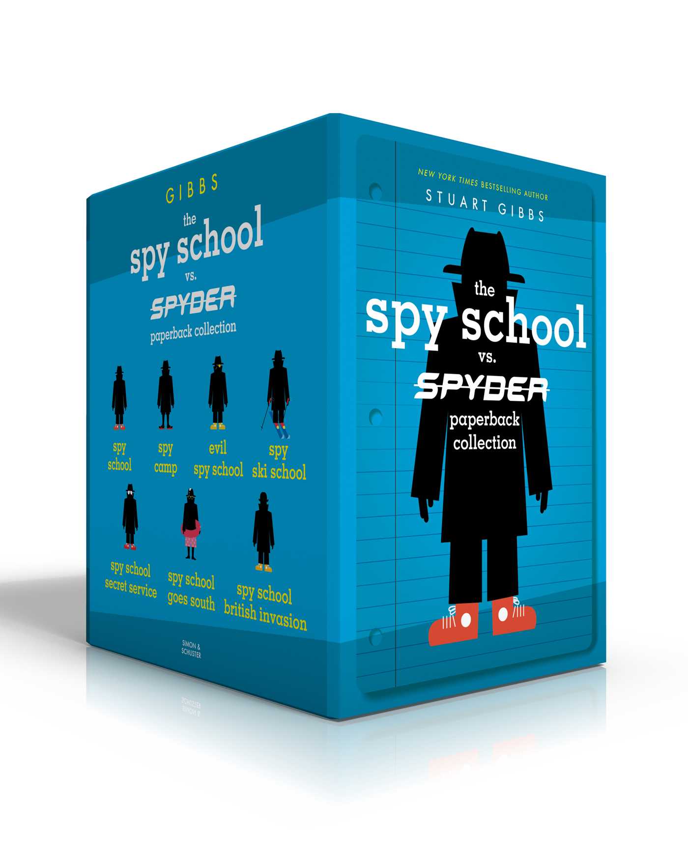 Spy School vs. SPYDER Paperback Collection (Boxed Set): Spy School; Spy Camp; Evil Spy School; Spy Ski School; Spy School Secret Service; Spy School Goes South; Spy School British Invasion