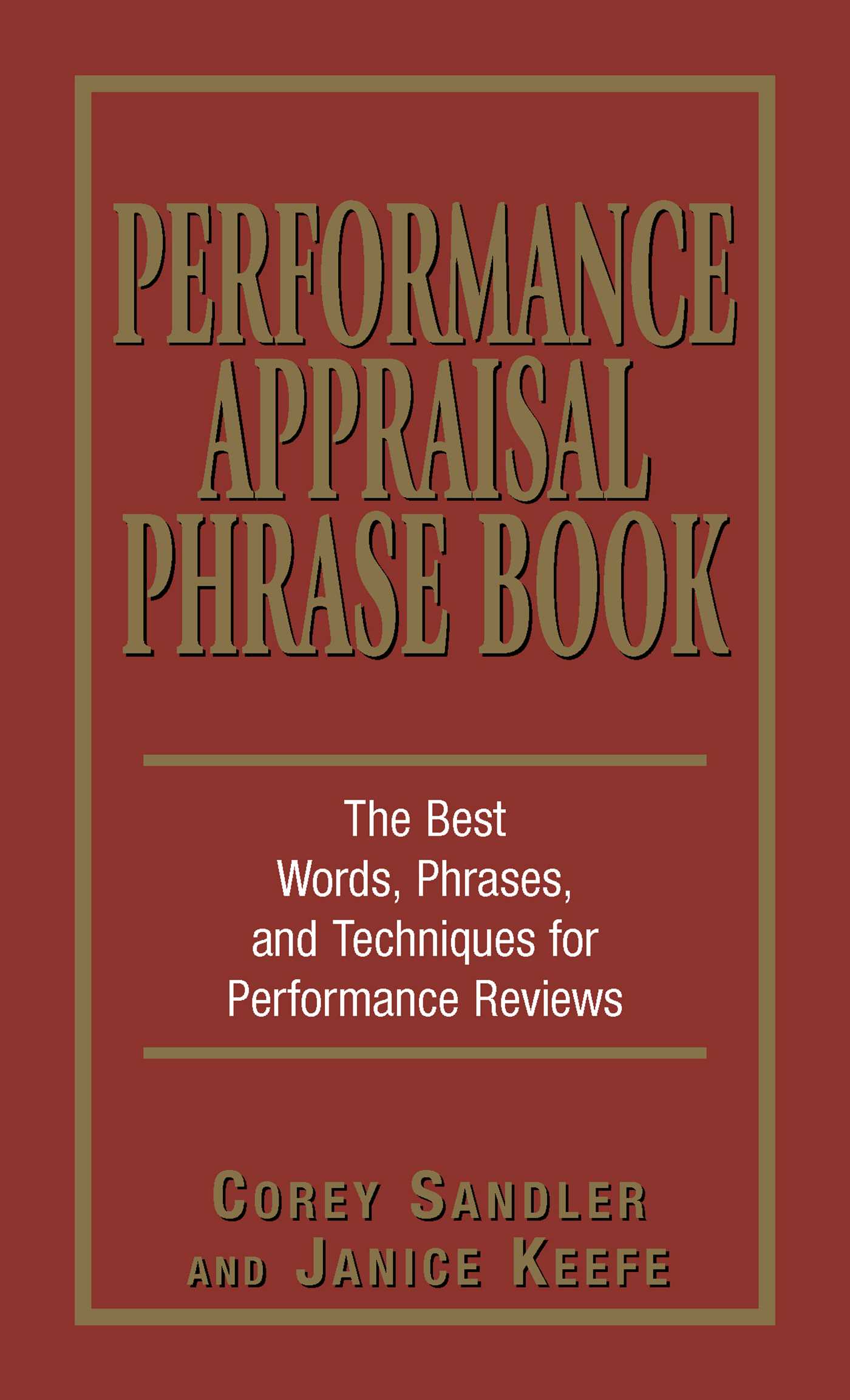 Performance Appraisal Phrase Book