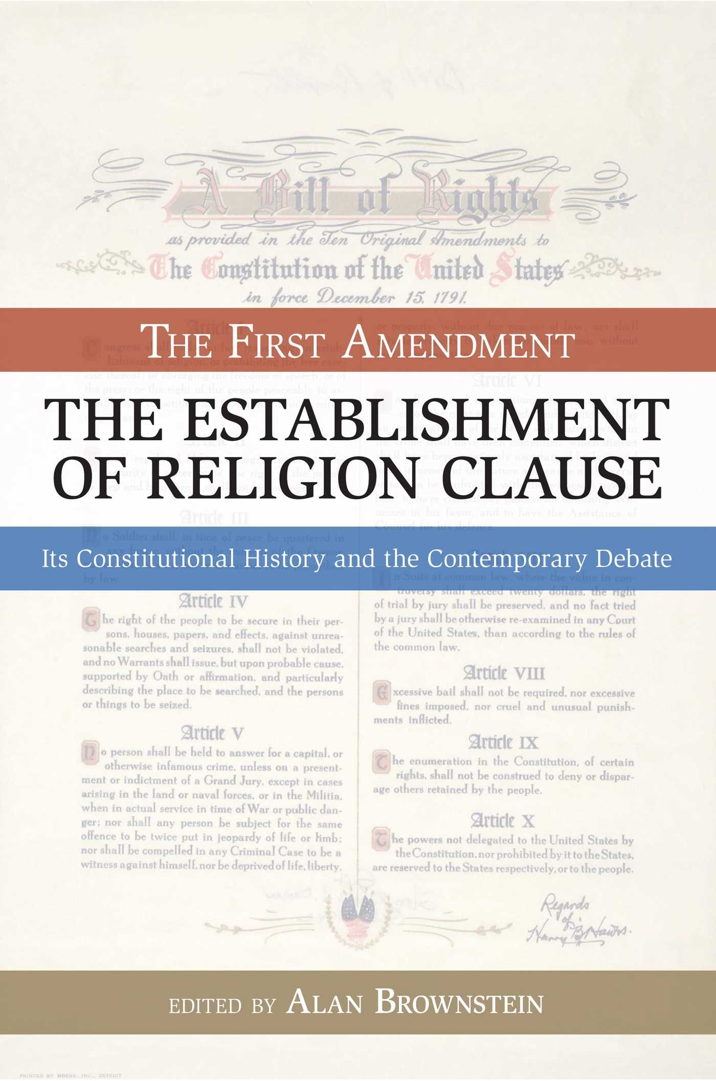 Establishment of Religion Clause