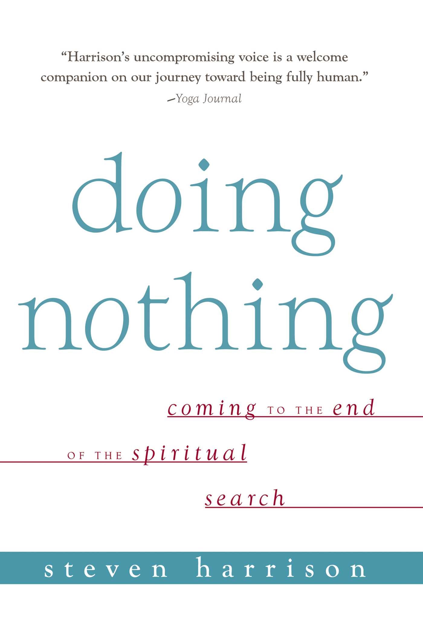 Doing Nothing