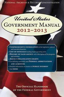 United States Government Manual 2013