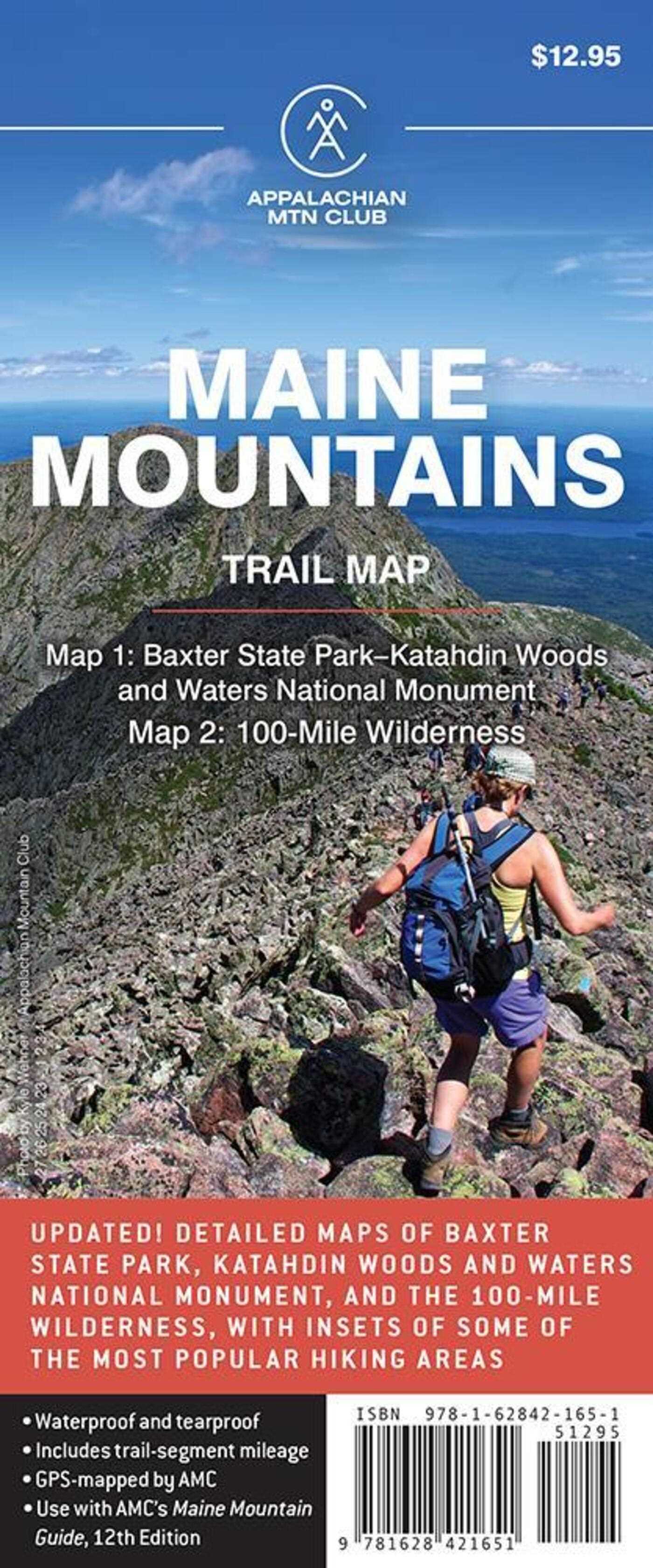 AMC Maine Mountains Trail Maps 1–2