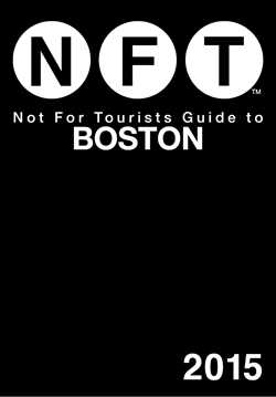 Not For Tourists Guide to Boston 2015