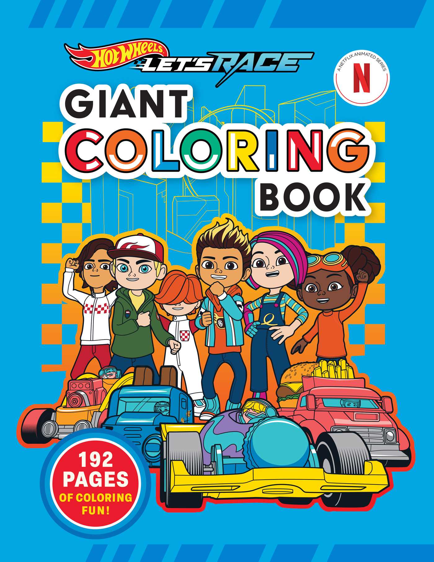 Hot Wheels: Let's Race Giant Coloring Book
