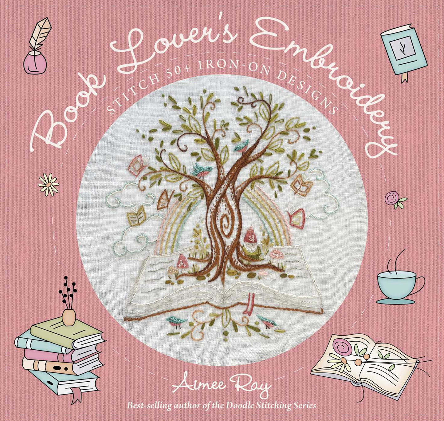 Book Lover's Embroidery