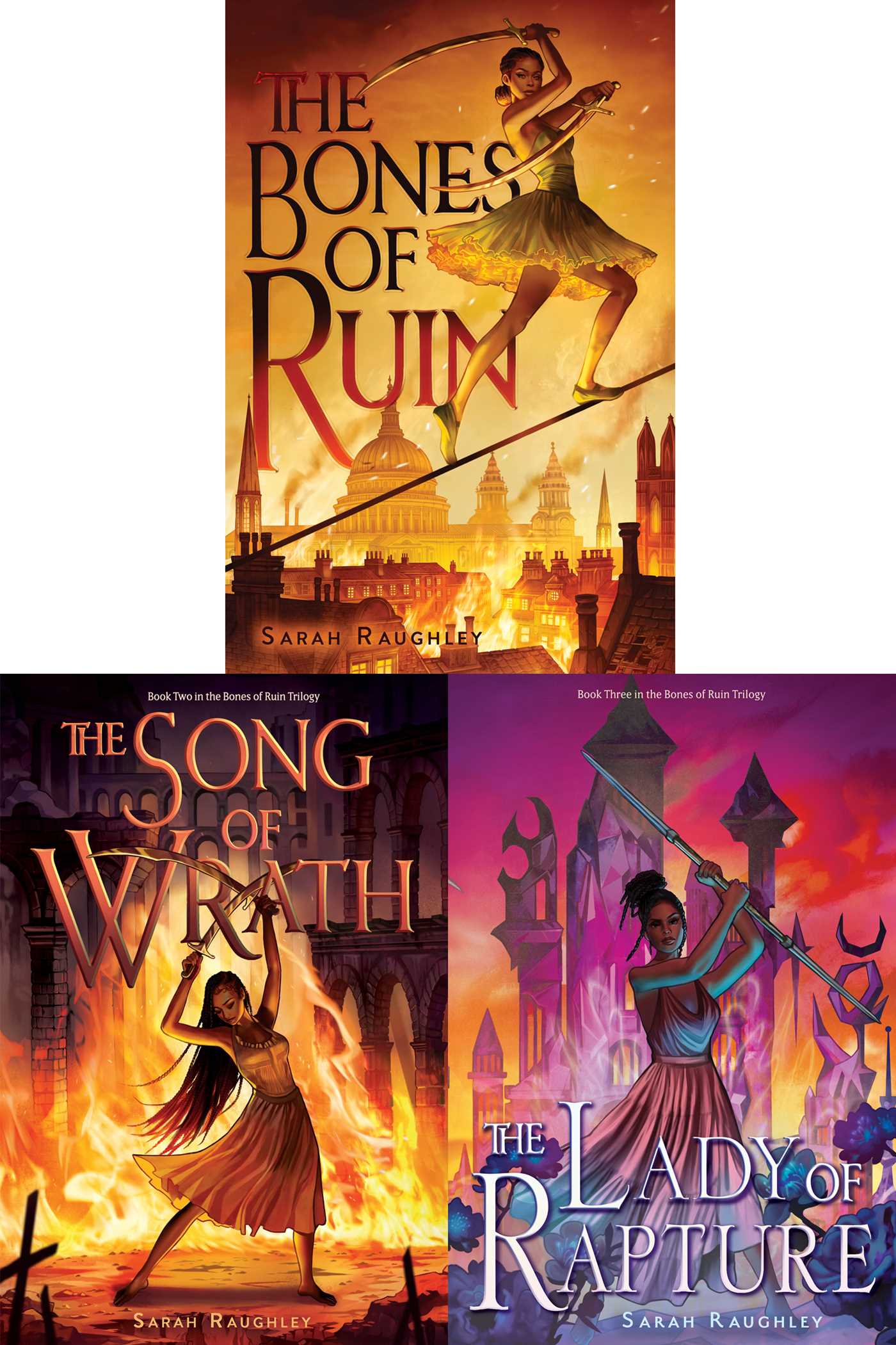 Bones of Ruin Trilogy Paperback Collected Set: The Bones of Ruin; The Song of Wrath; The Lady of Rapture