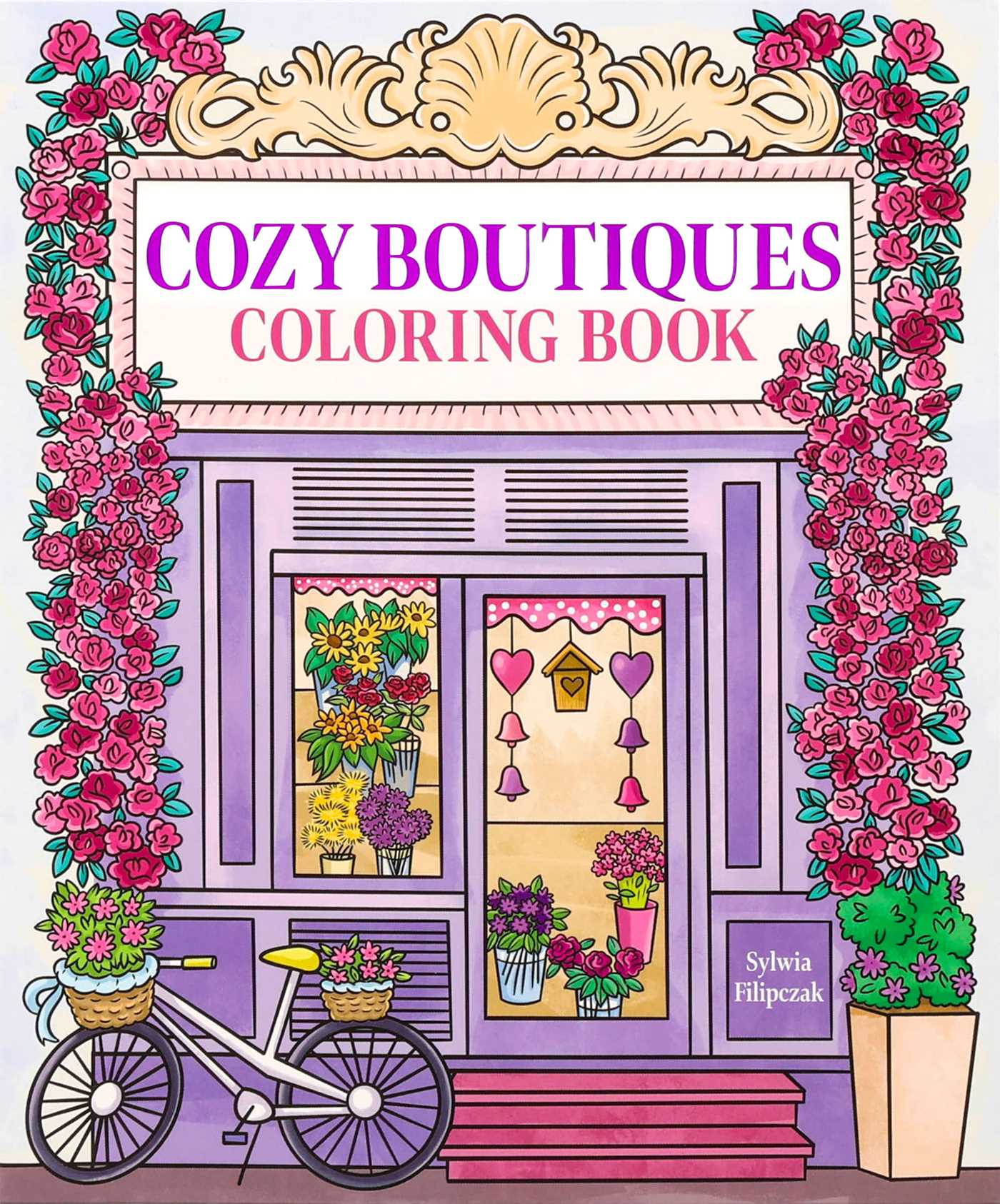 Cozy Boutiques Coloring Book