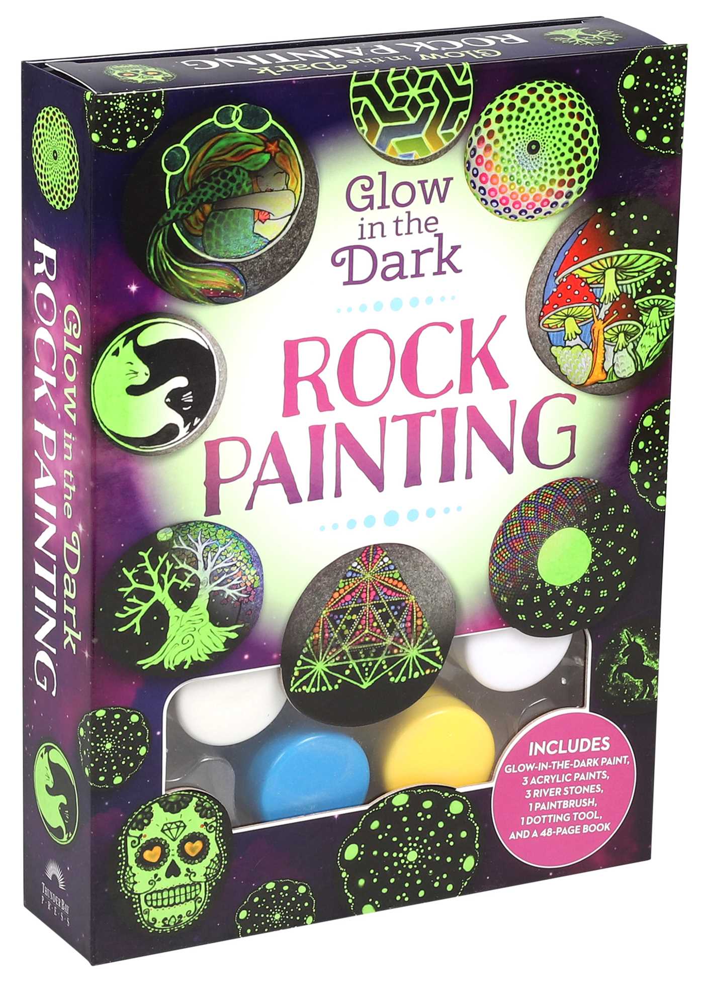 Glow in the Dark Rock Painting