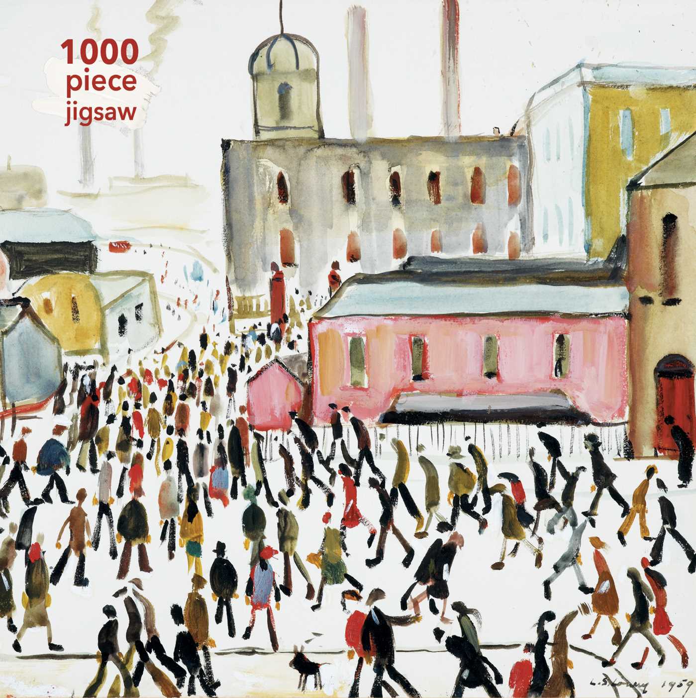 Adult Sustainable Jigsaw Puzzle L.S. Lowry: Going to Work