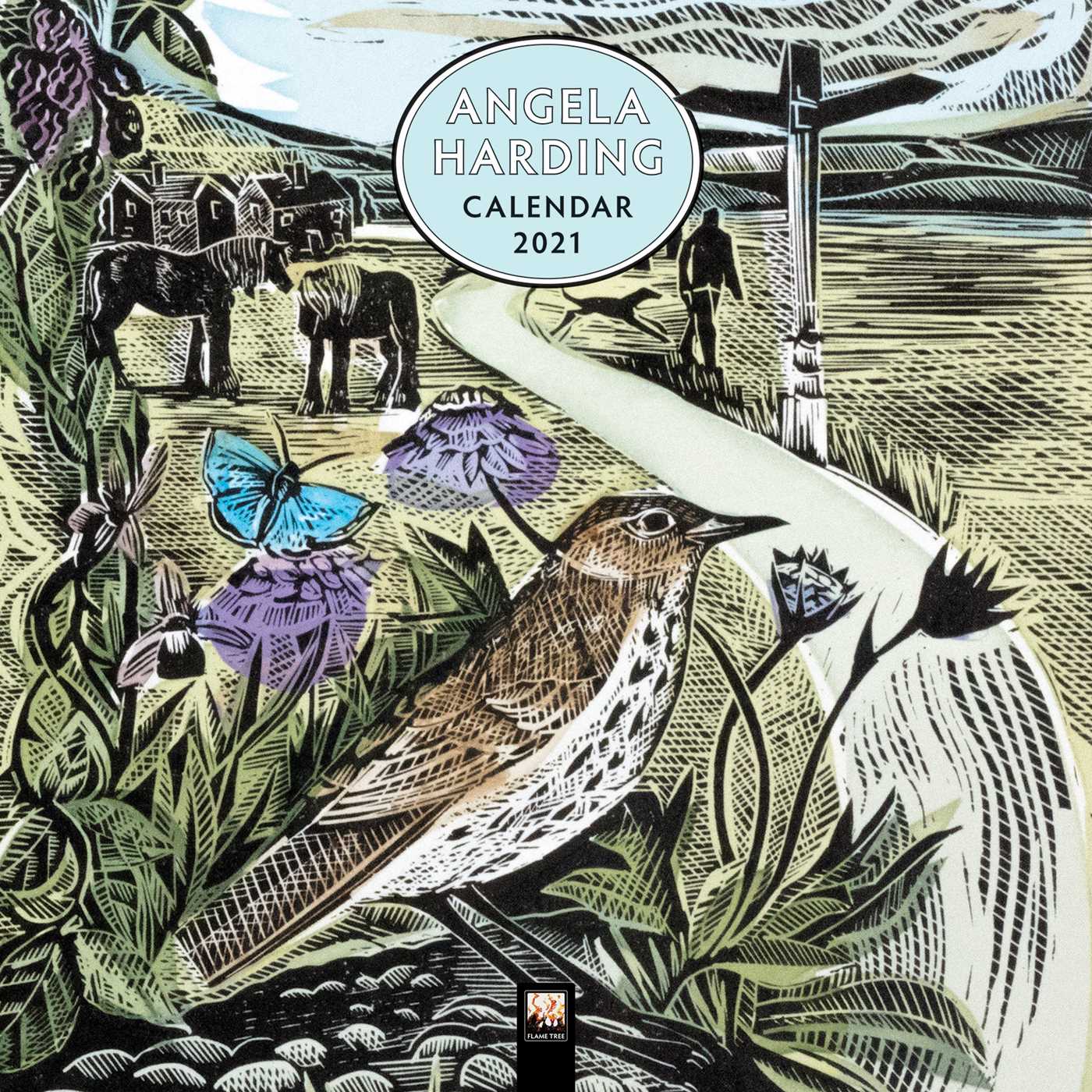 Angela Harding Wall Calendar 2021 (Art Calendar)