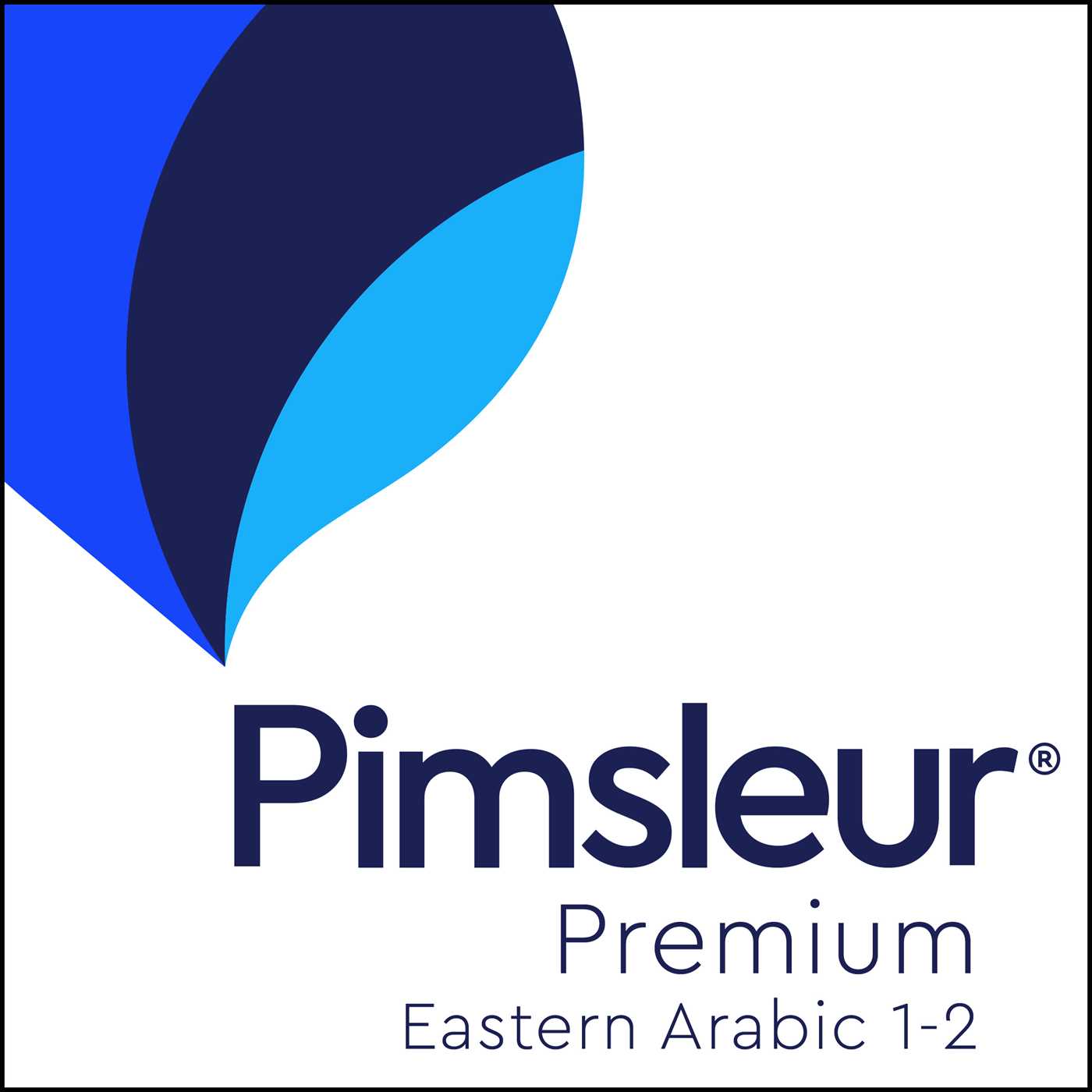 Pimsleur Arabic (Eastern) Levels 1-2 Premium