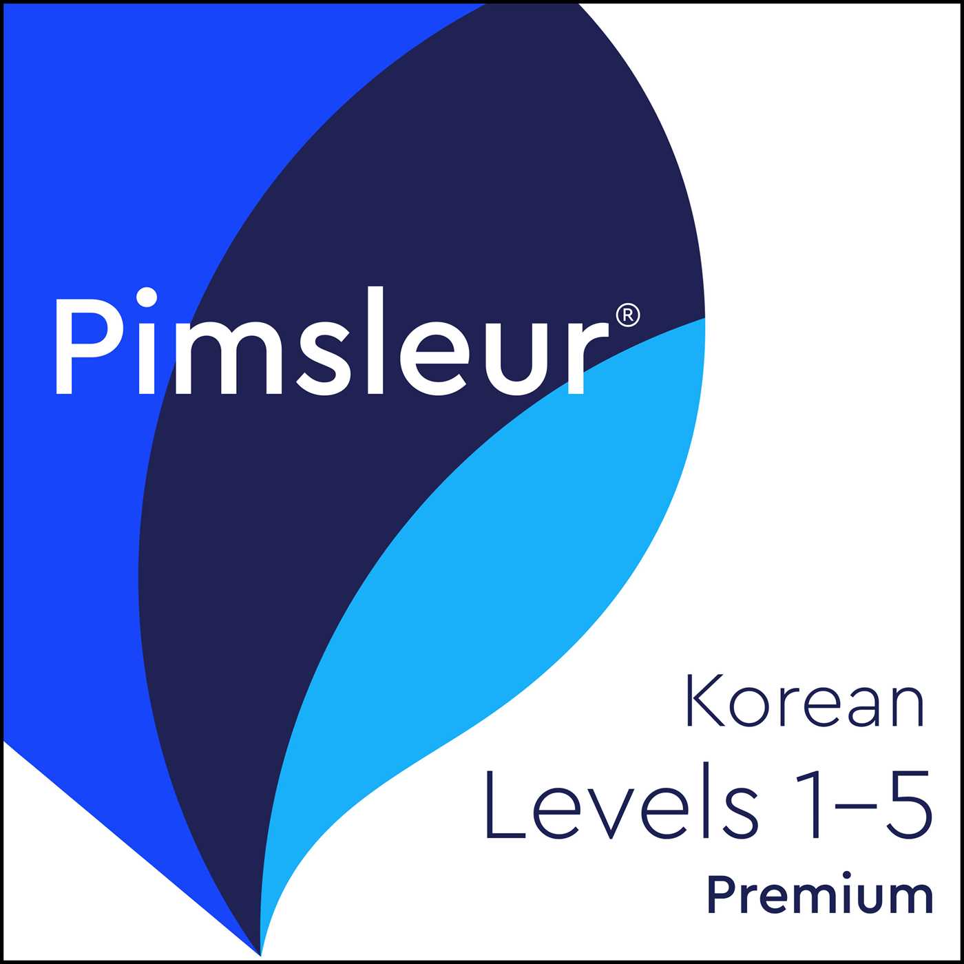 Pimsleur Korean Levels 1-5 Premium