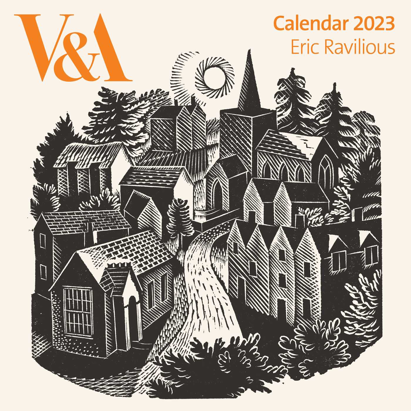 V&A: Eric Ravilious Wall Calendar 2023 (Art Calendar)