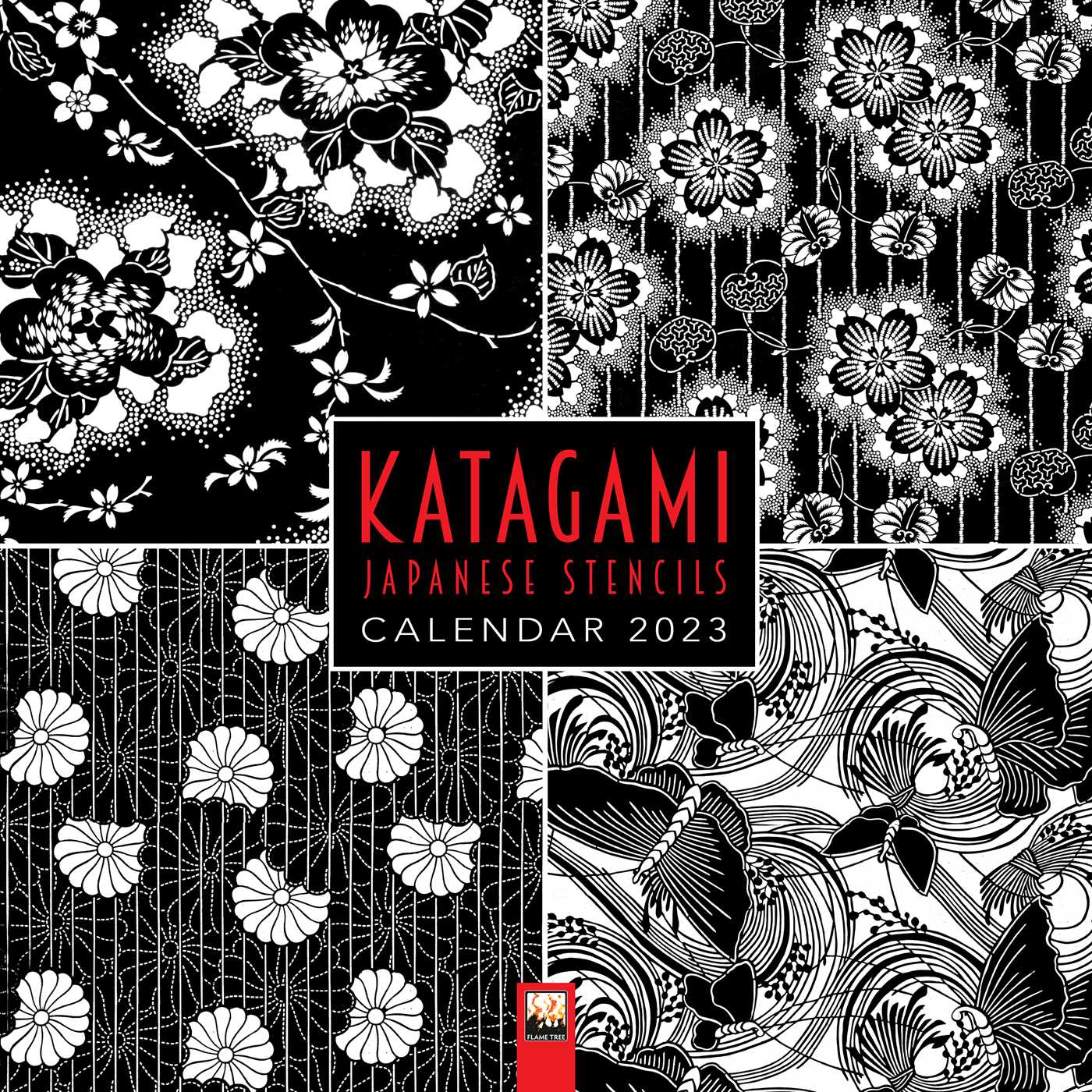 MoDA Japanese Stencils: Katagami Wall Calendar 2023 (Art Calendar)