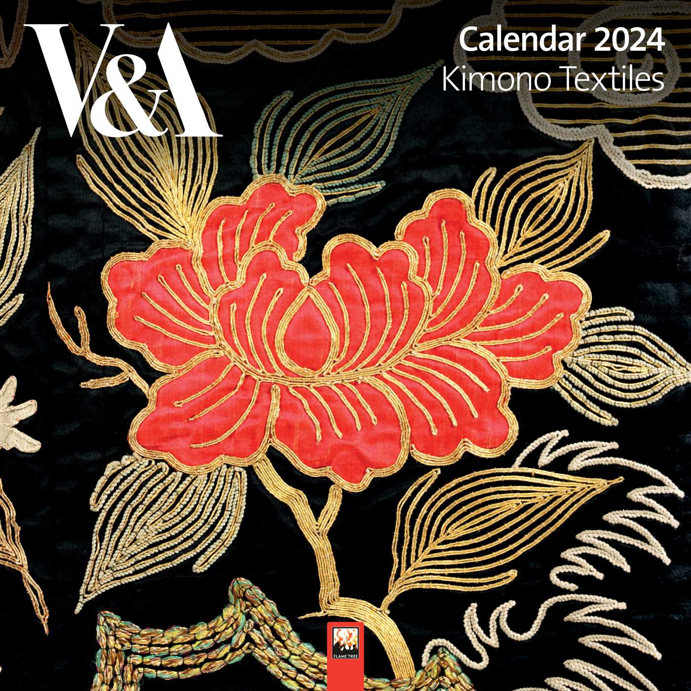 V&A: Kimono Textiles Wall Calendar 2024 (Art Calendar)