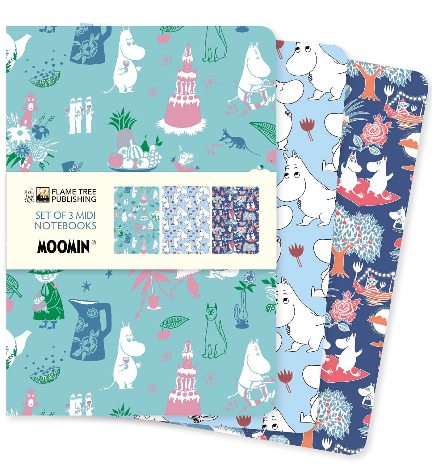 Moomin Classics Set of 3 Midi Notebooks