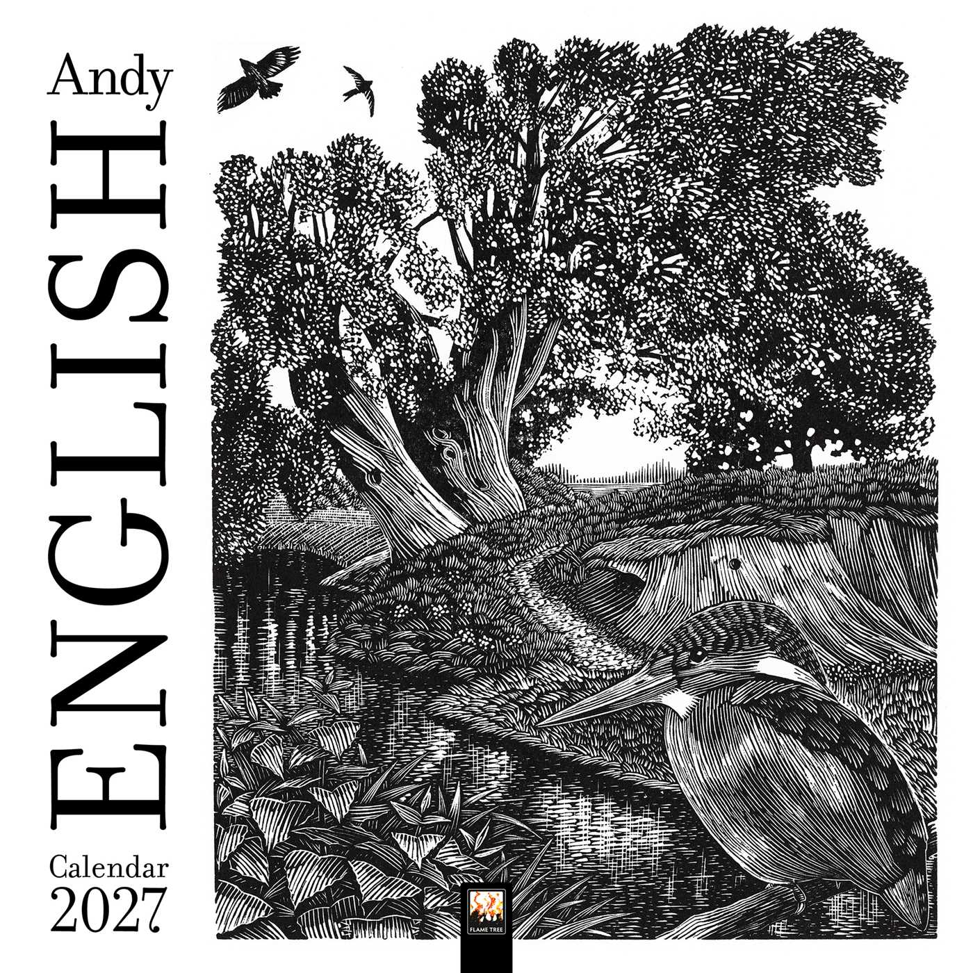 Andy English Wall Calendar 2027 (Art Calendar)