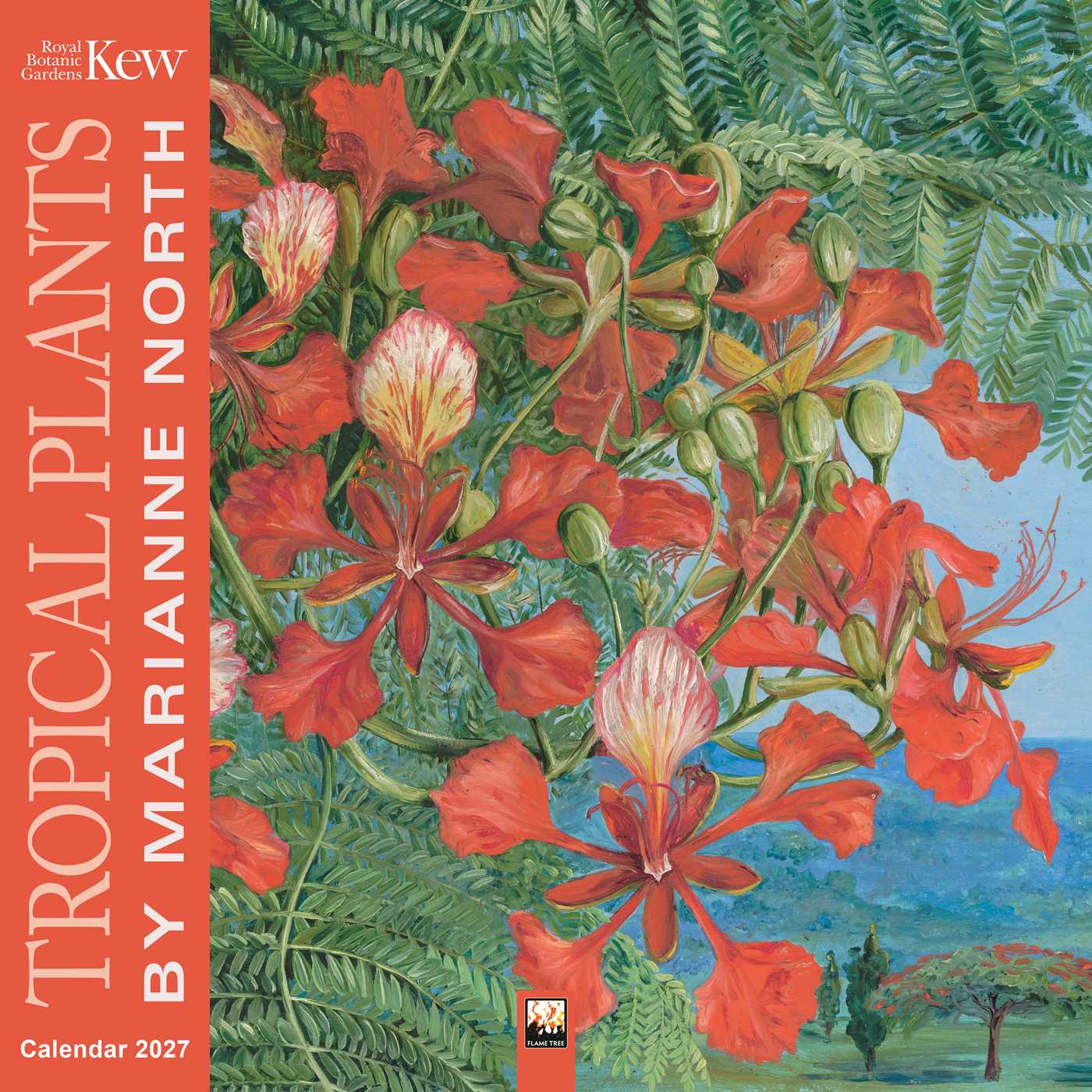 Kew Gardens: Tropical Plants by Marianne North Wall Calendar 2027 (Art Calendar)