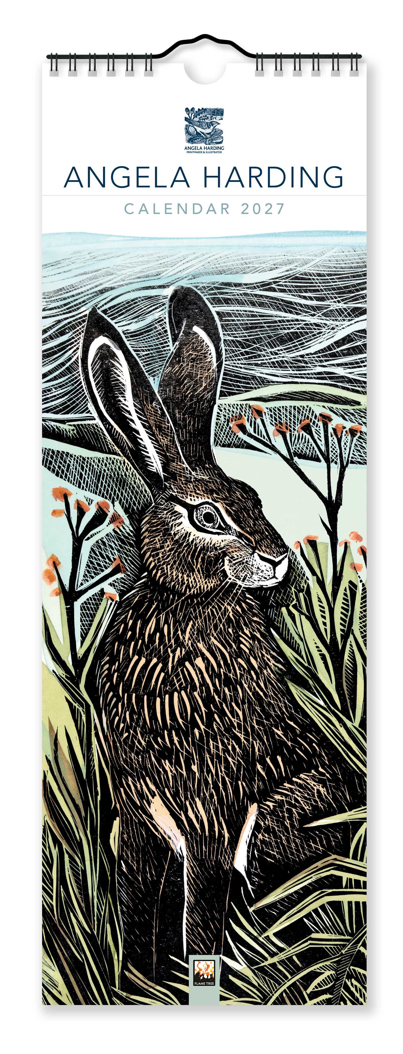 Angela Harding Slim Calendar 2027 (Art Calendar)