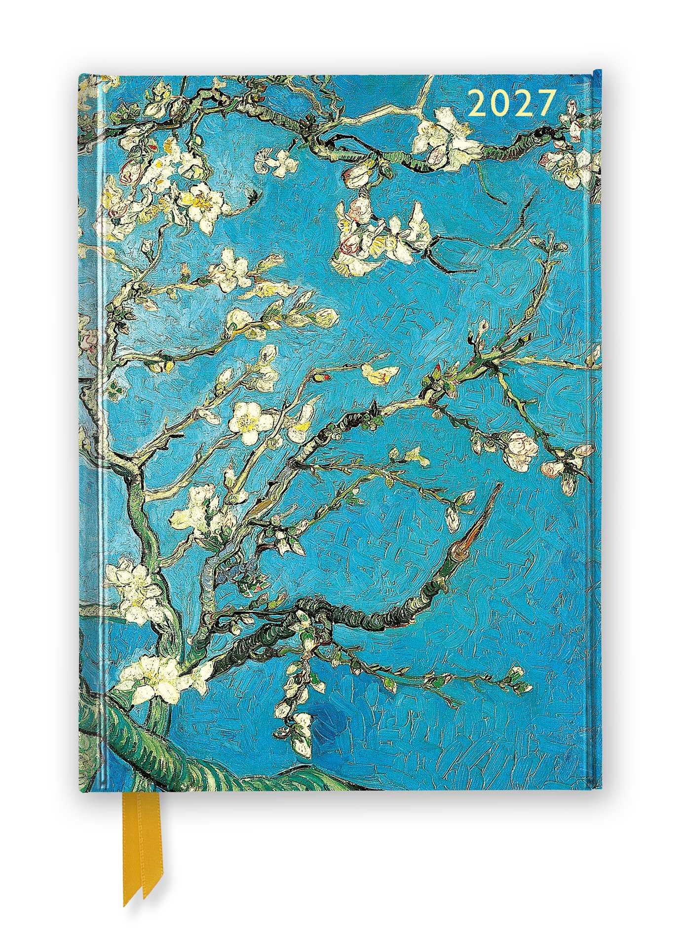 Vincent van Gogh: Almond Blossom 2027 Luxury Diary Planner - Page to View with Notes