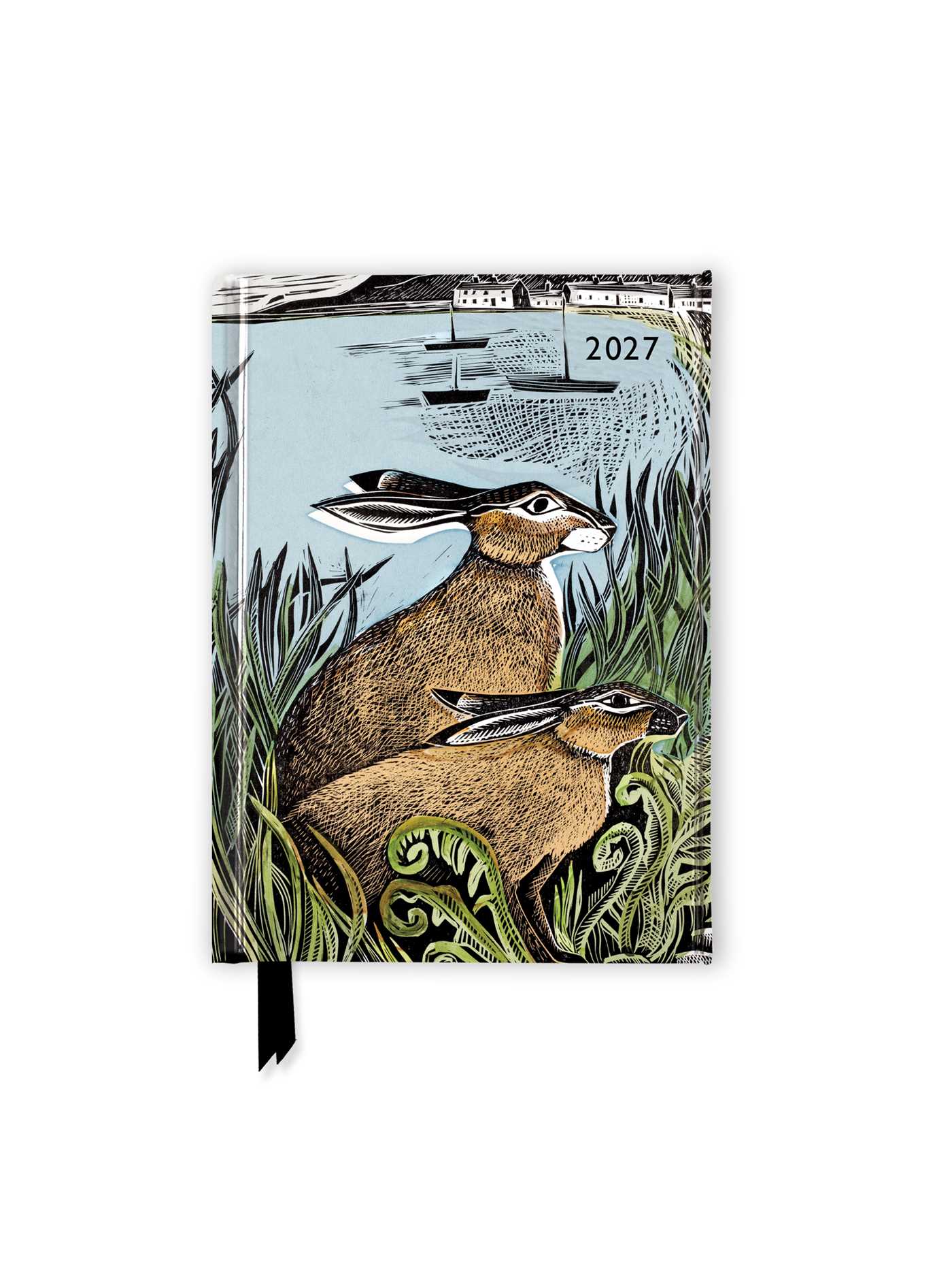 Angela Harding: Rathlin Hares 2027 Luxury Pocket Diary Planner – Week to View