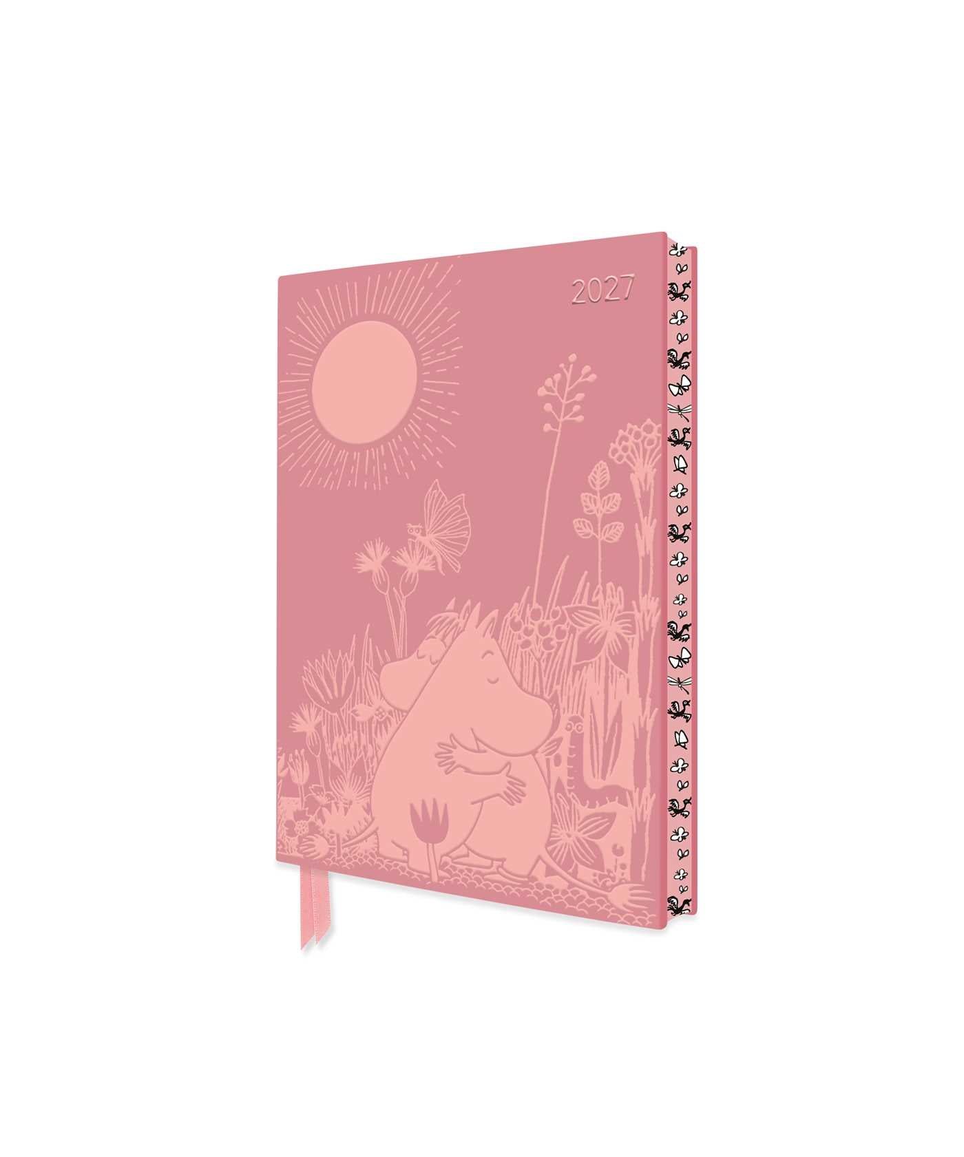 Moomin Love 2027 Pocket Artisan Art Vegan Leather Diary – Week to View