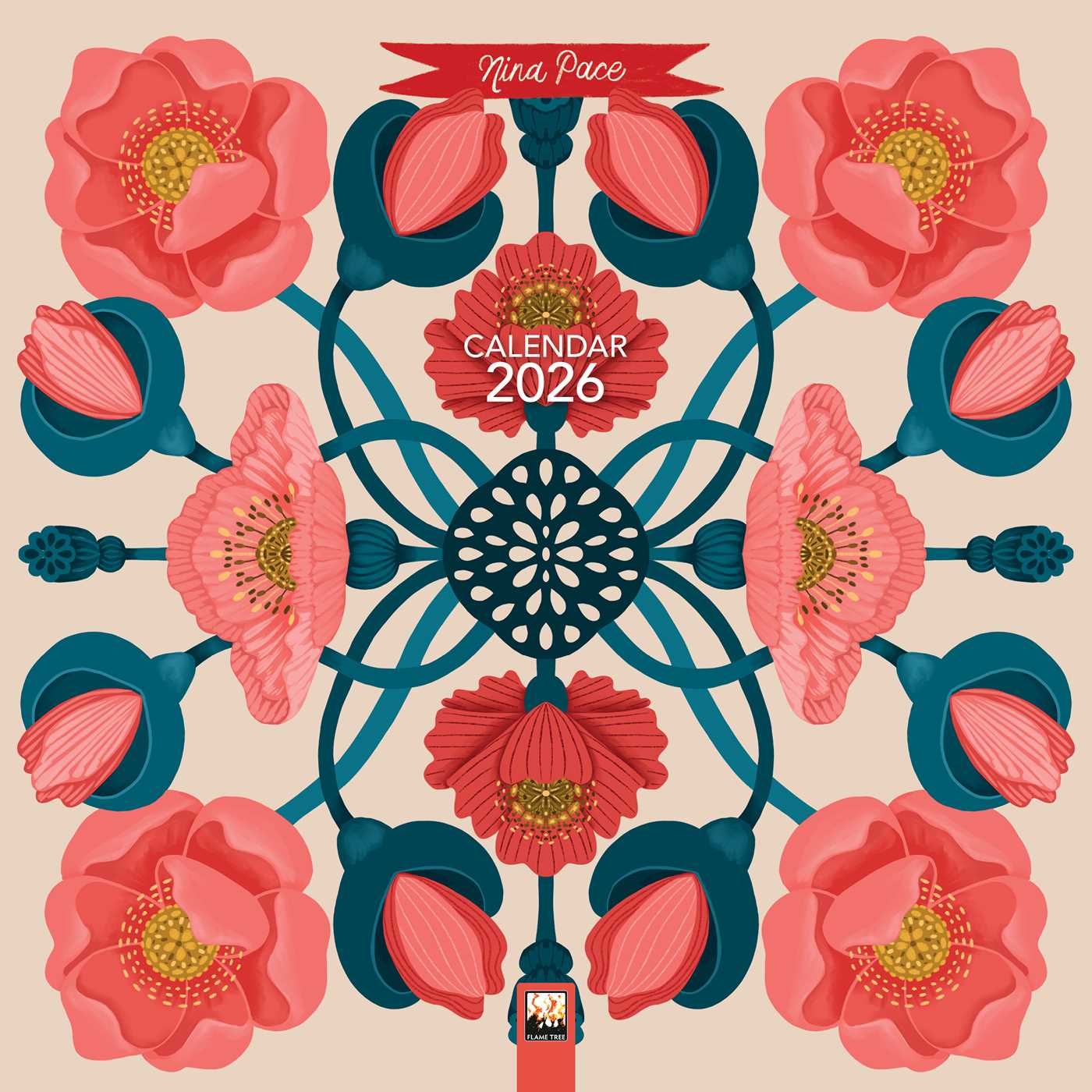 Nina Pace Wall Calendar 2026 (Art Calendar)