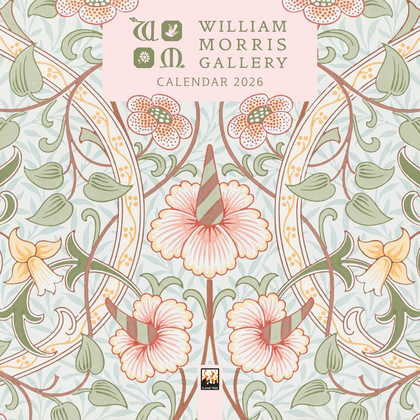 William Morris Gallery Mini Wall Calendar 2026 (Art Calendar)
