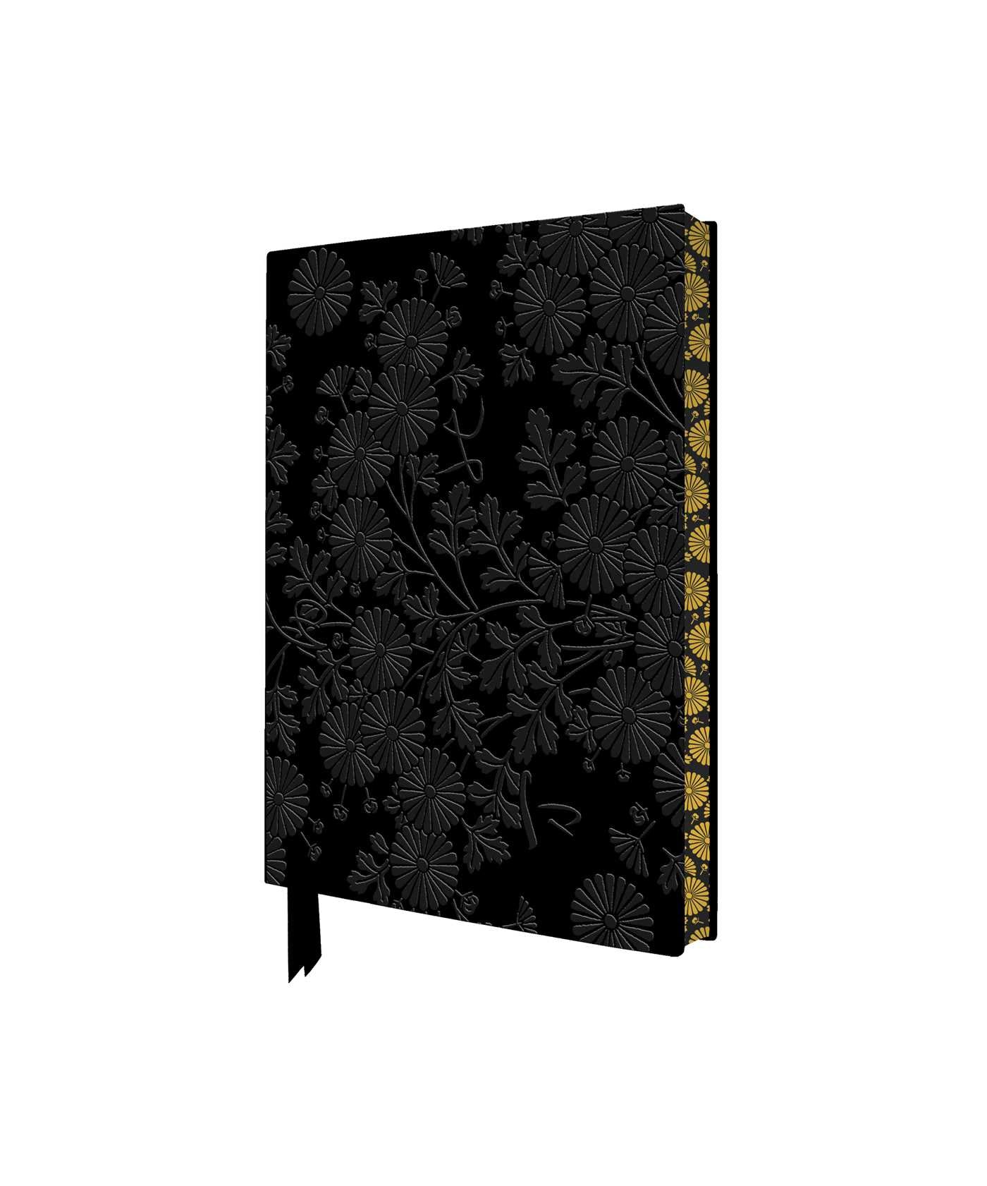 Uematsu Hobi: Box Decorated with Chrysanthemums Artisan Art Pocket Notebook (Flame Tree Journals)