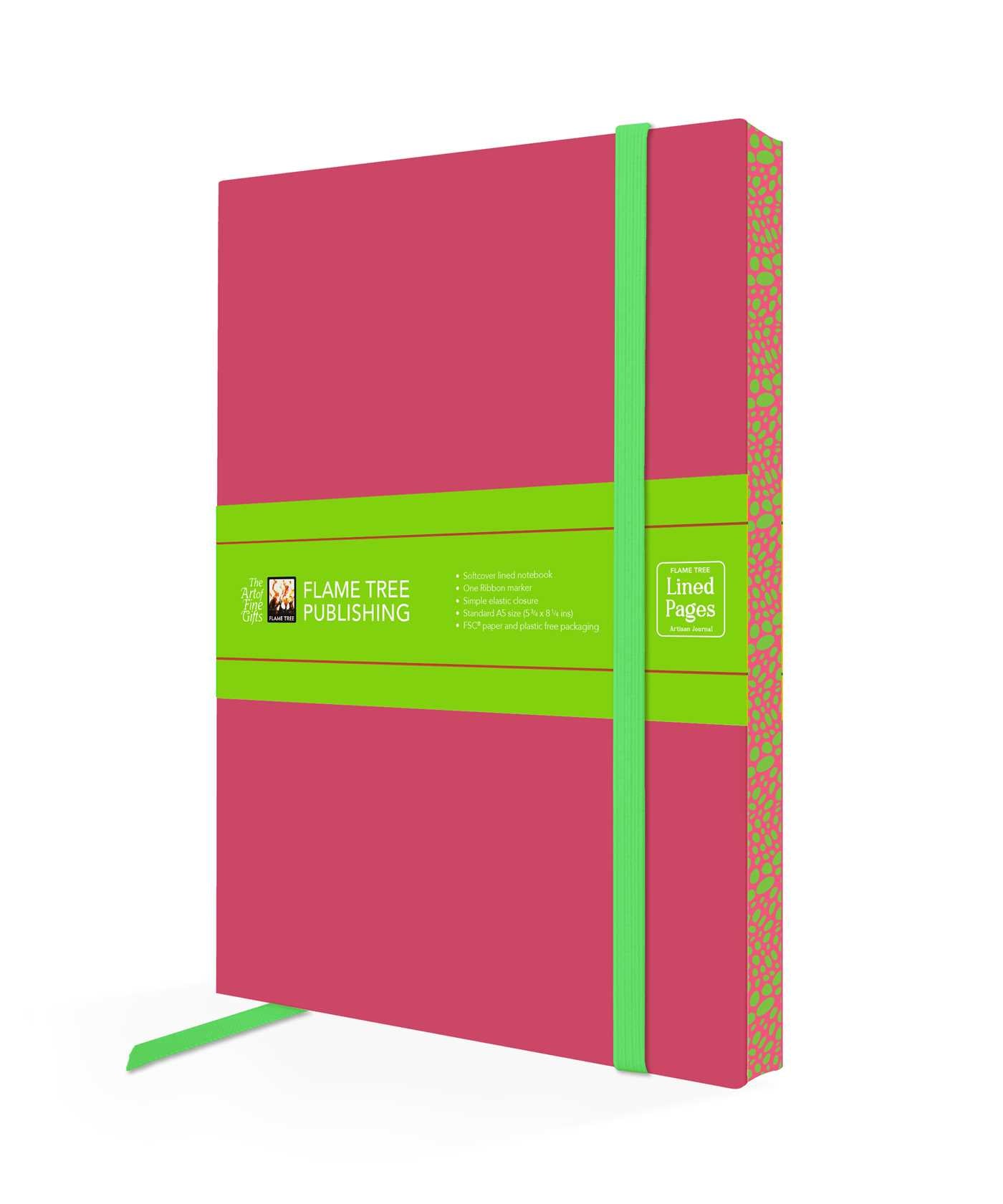 Lipstick Pink Artisan Paperback Notebook