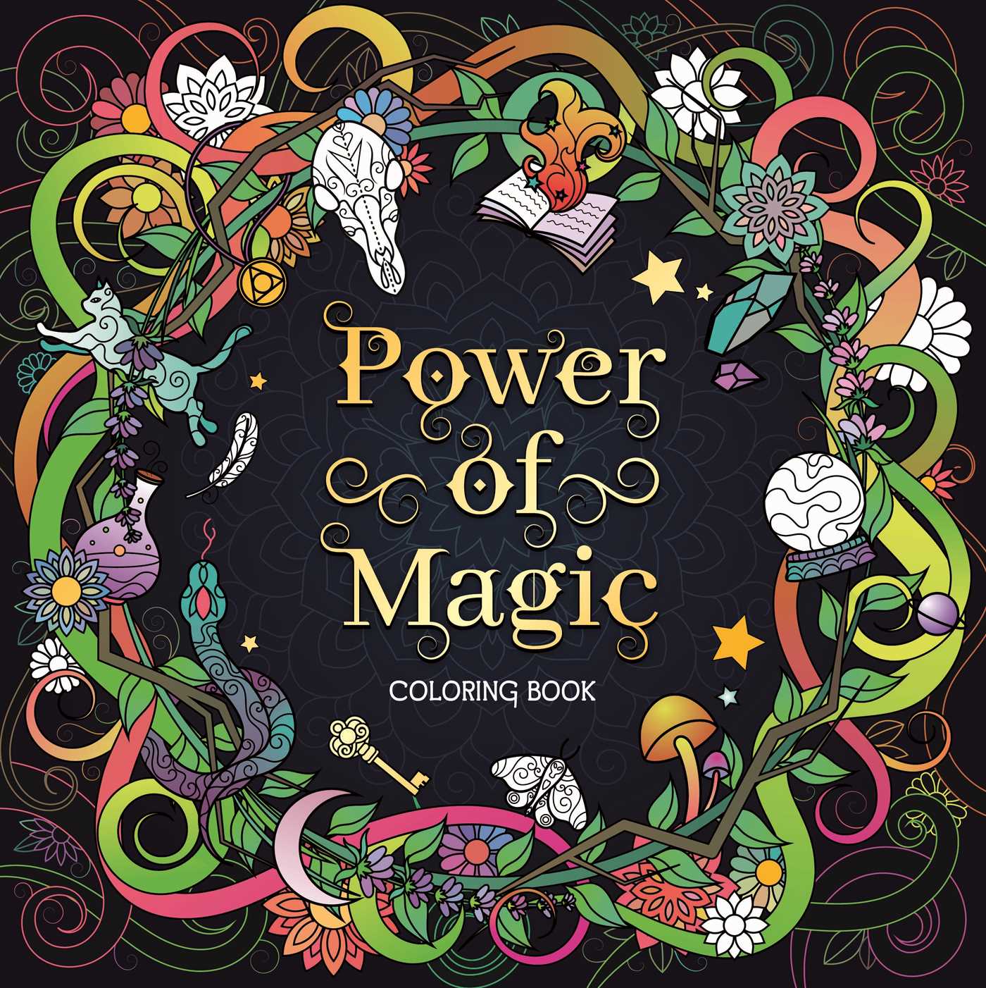 Power of Magic: Adult Coloring Book