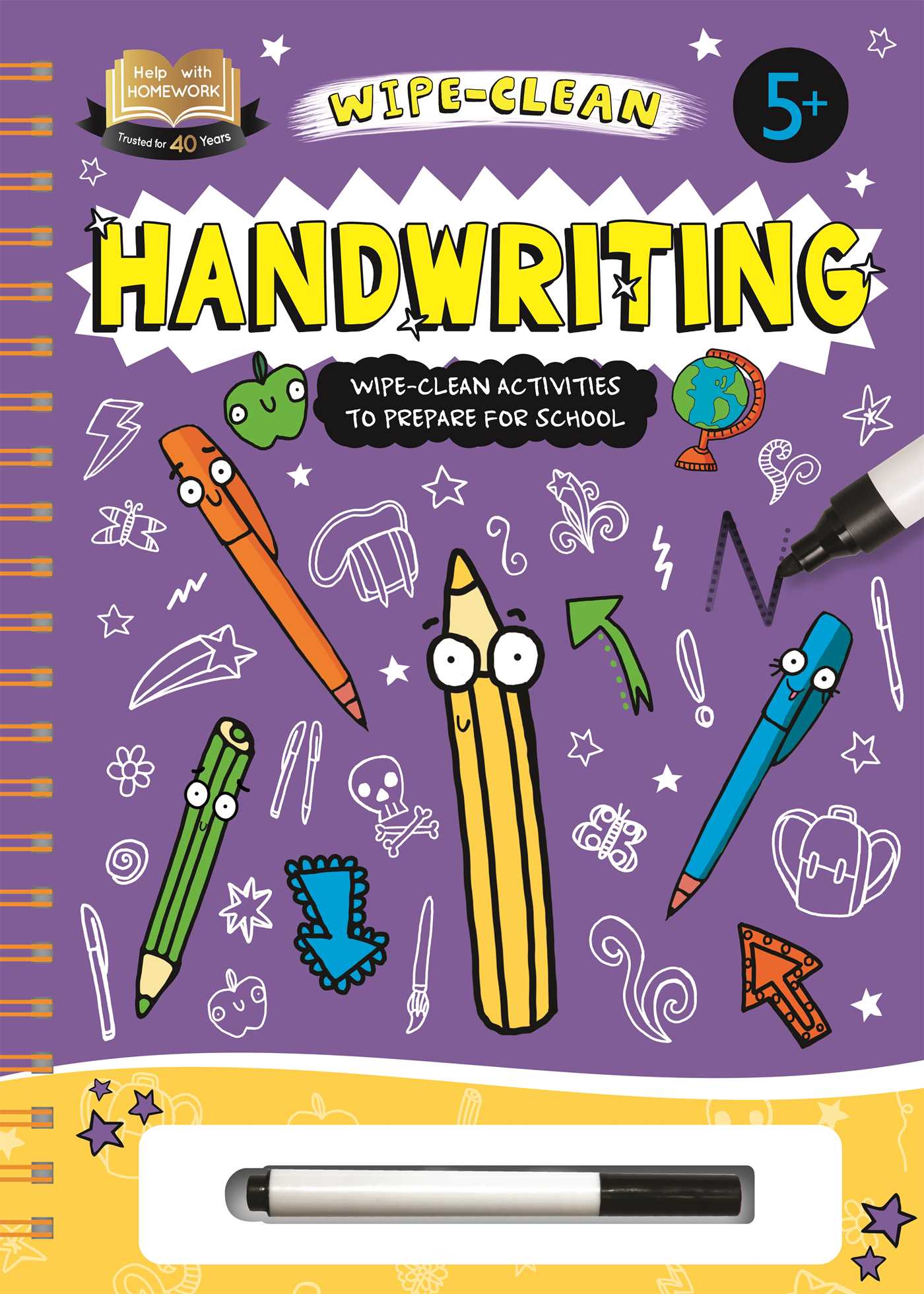 Help With Homework: Handwriting-Wipe-Clean Activities to Prepare for School