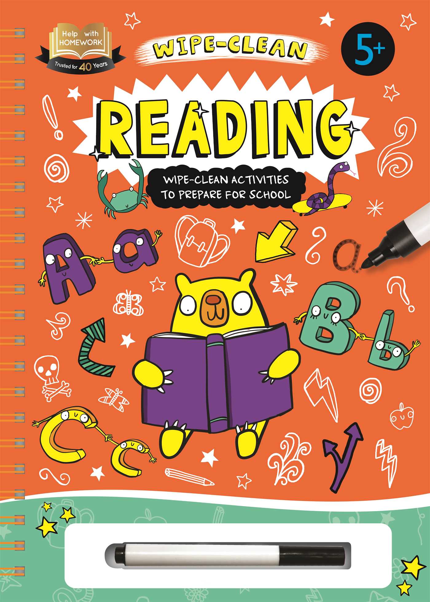 Help With Homework: Reading-Wipe-Clean Activities to Prepare for School