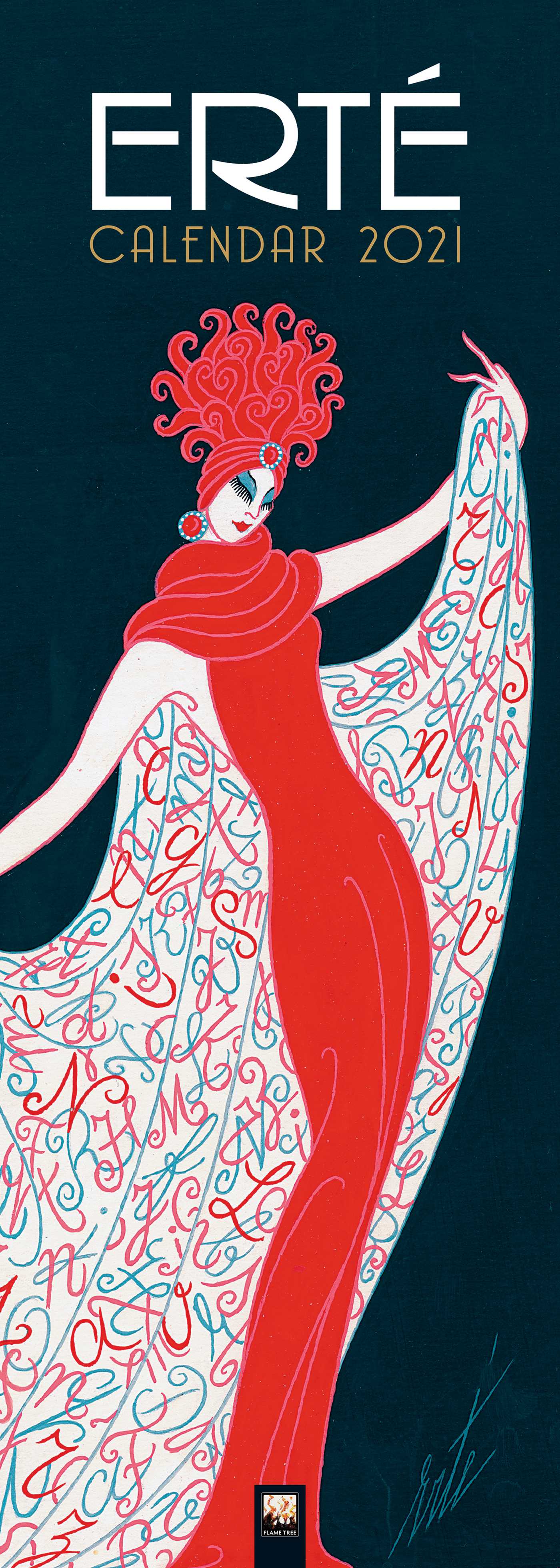 Erté Slim Calendar 2021 (Art Calendar)