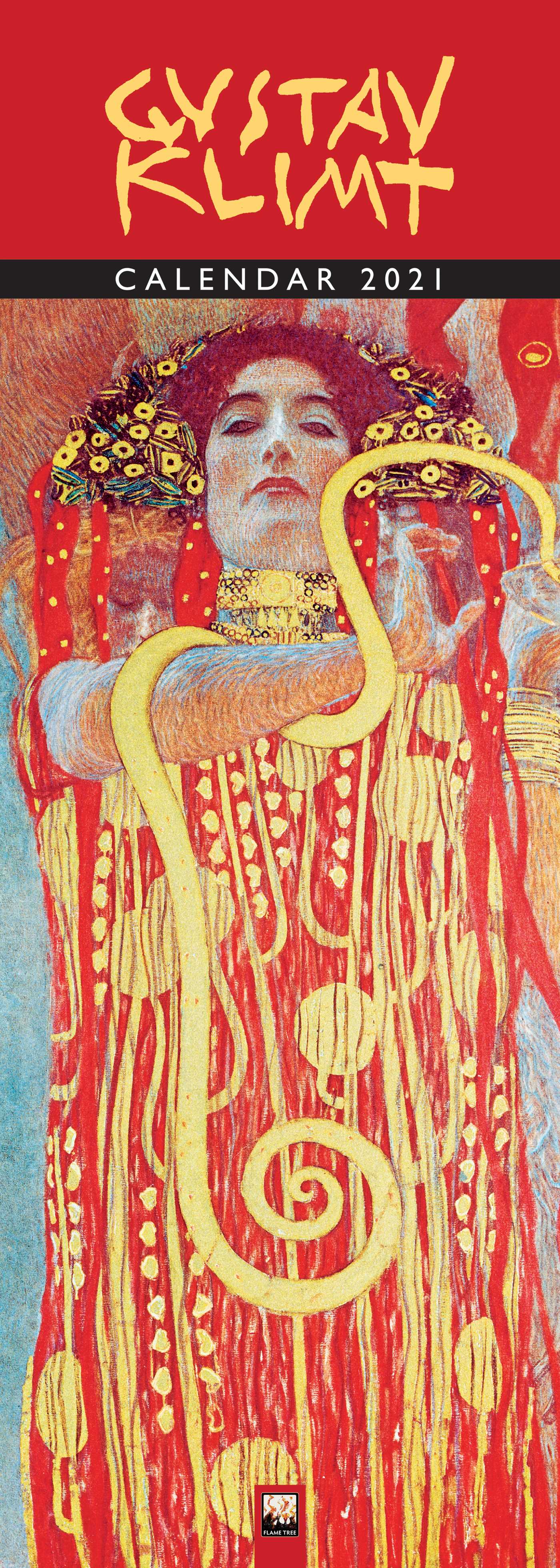 Gustav Klimt Slim Calendar 2021 (Art Calendar)