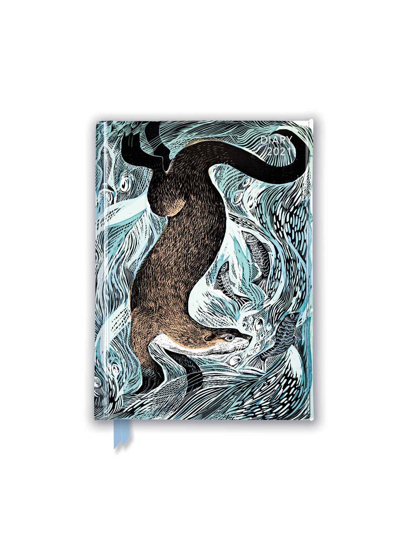 Angela Harding - Fishing Otter Pocket Diary 2021