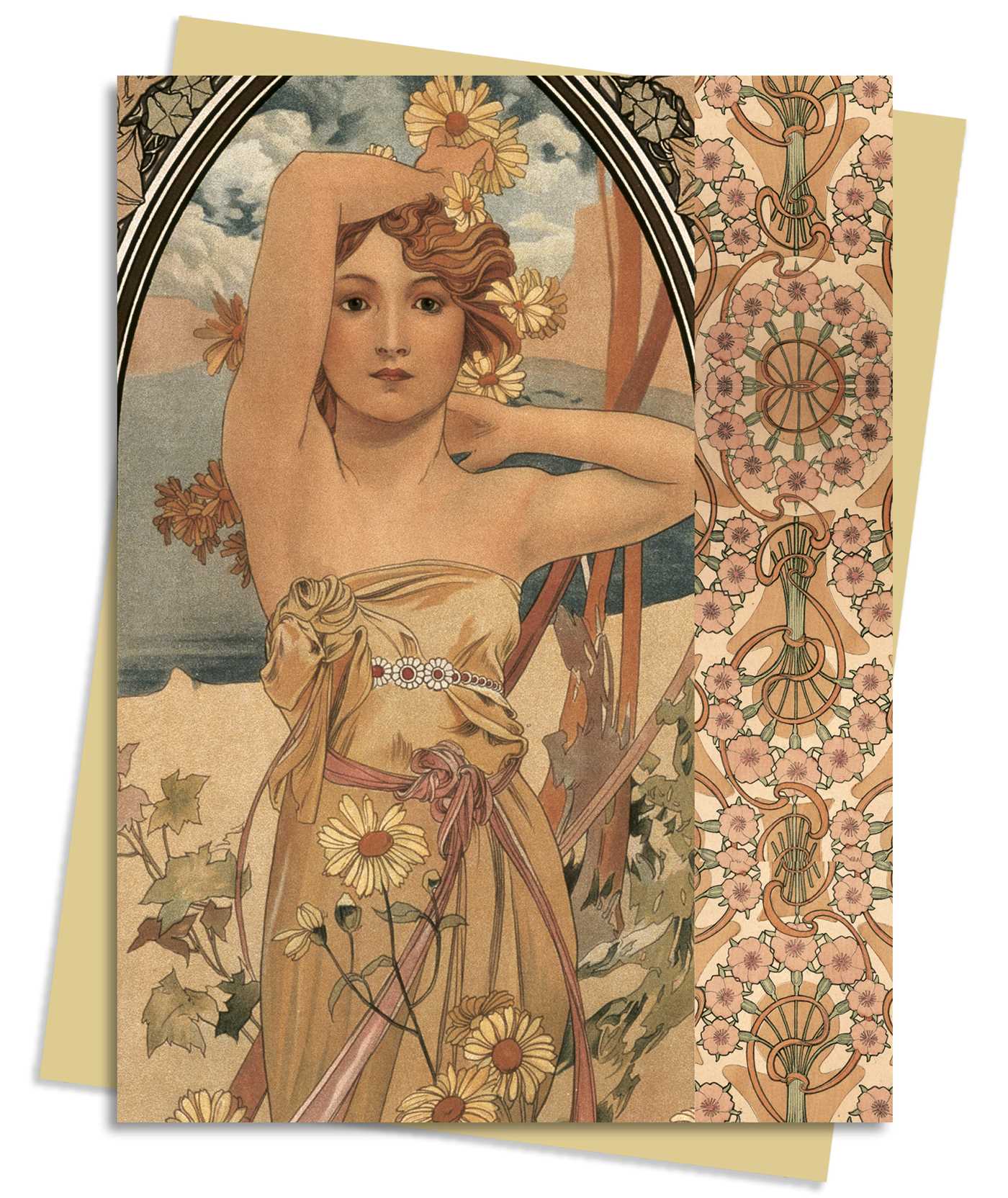 Times of the Day (Mucha) Greeting Card Pack: Pack of 6