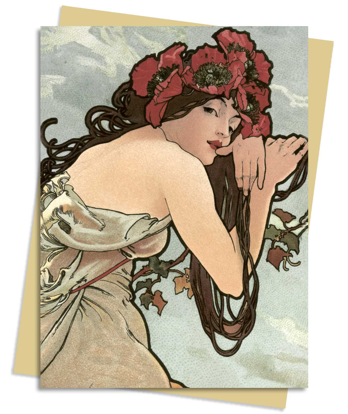 Summer (Mucha) Greeting Card Pack