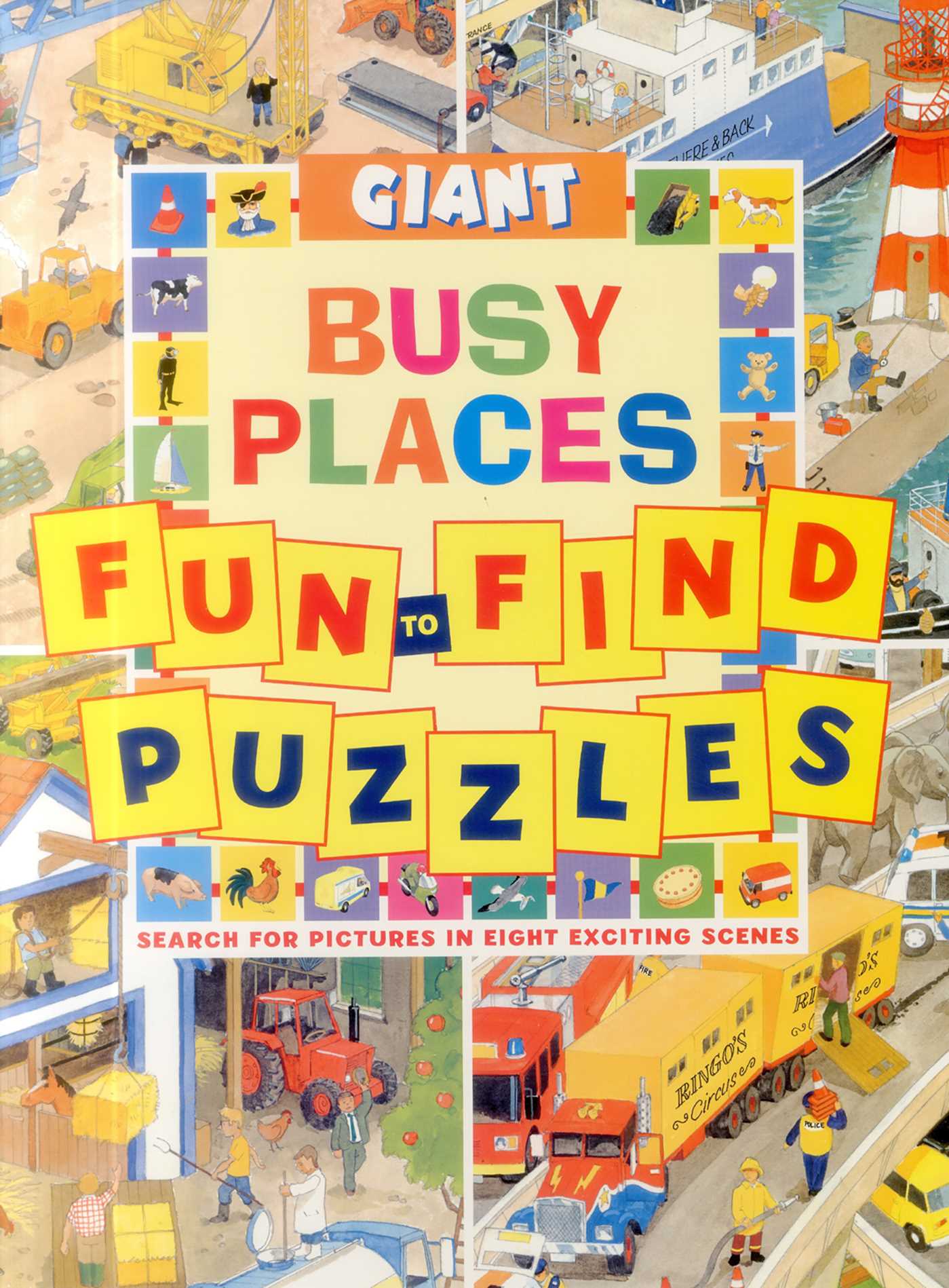 Giant Fun-to-Find Puzzles: Busy Places