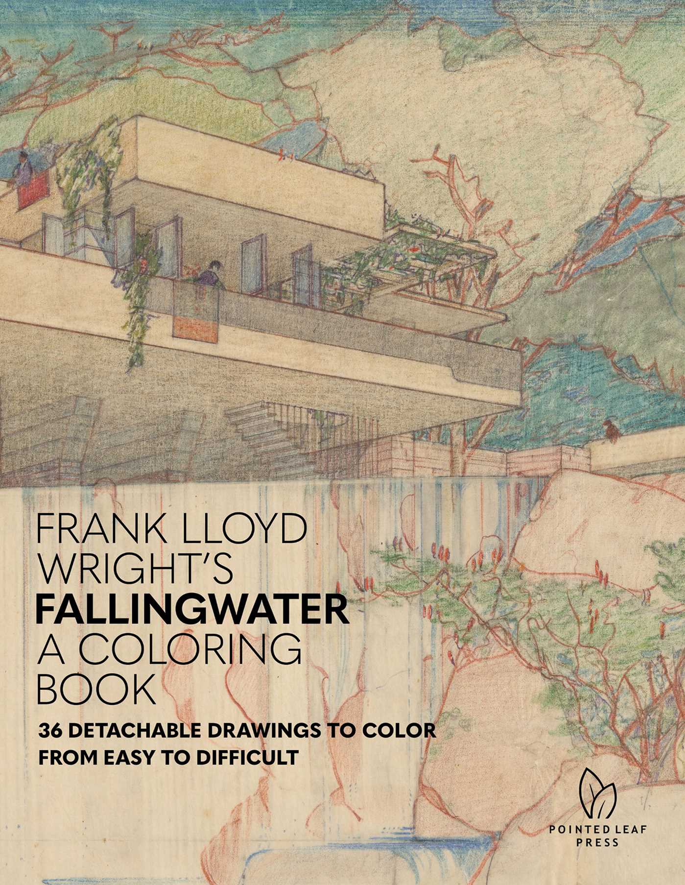 Frank Lloyd Wright's Fallingwater: A Coloring Book