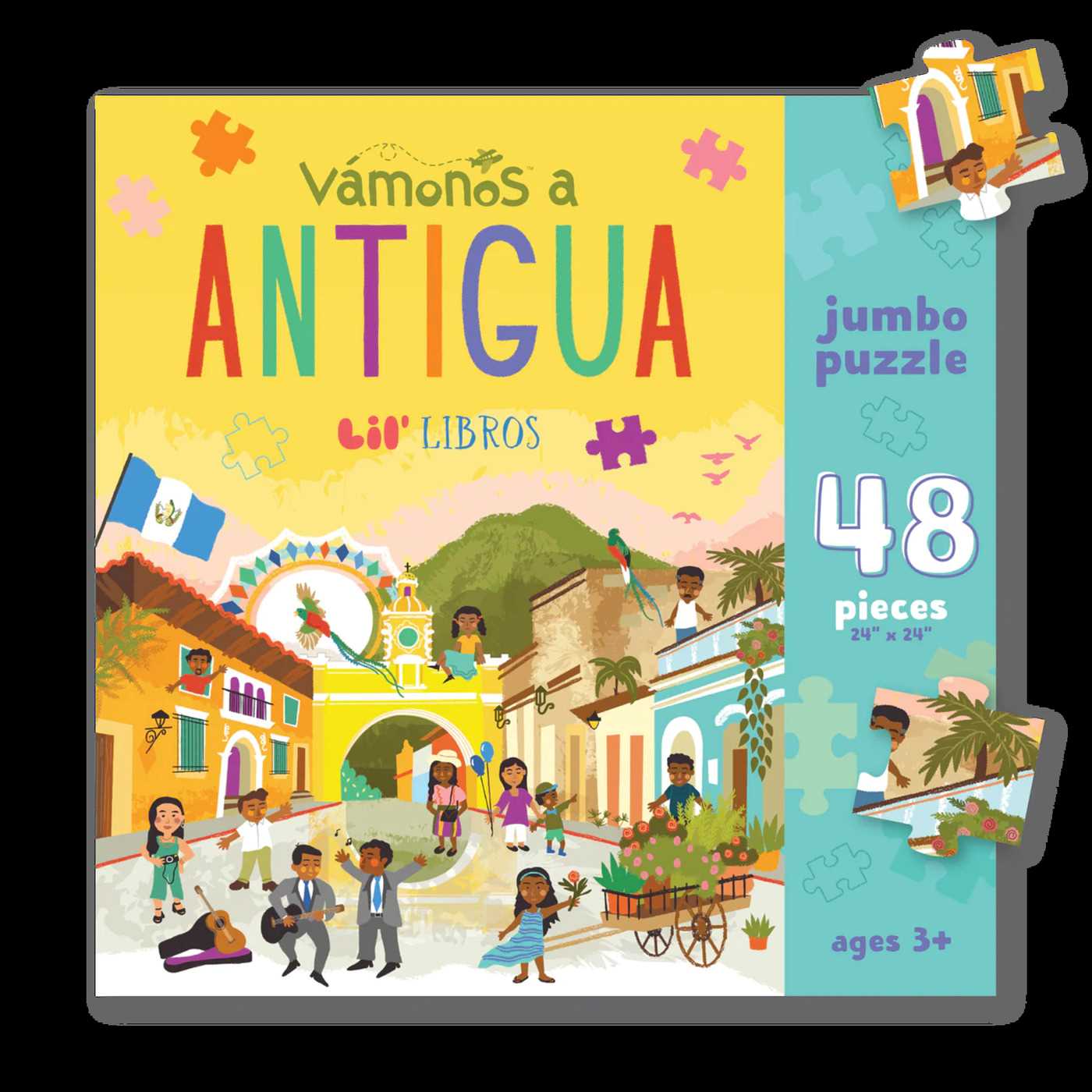 VÁMONOS: Antigua Jumbo Puzzle 48 Piece