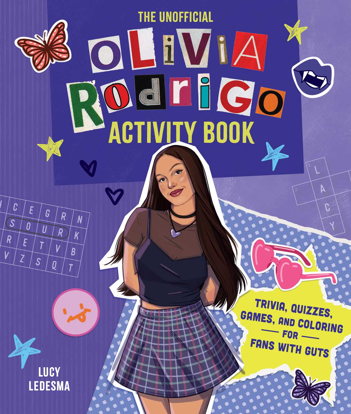 Unofficial Olivia Rodrigo Activity Book: Trivia, Quizzes, Games, and Coloring for Fans with Guts