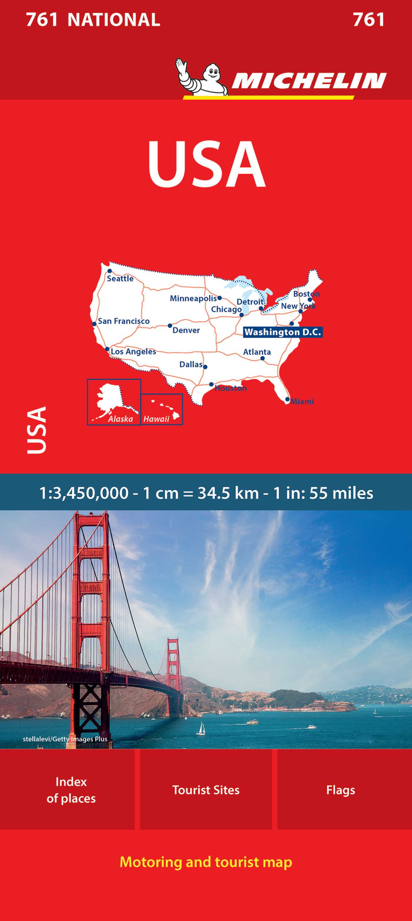 Michelin USA Road Map 761